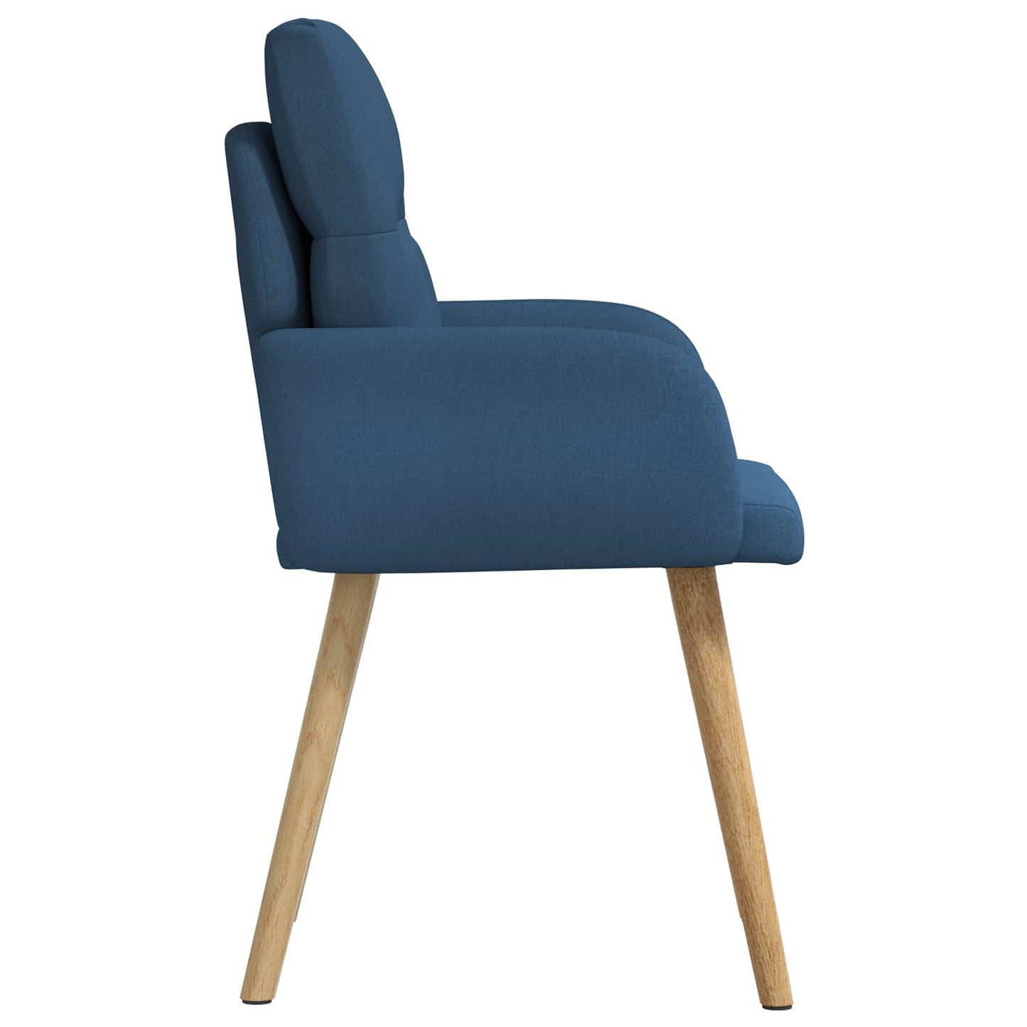 Eettafelstoelen 2 pcs Stof Blauw 60 x 56 x 96 cm is nu te koop bij PeponiXL, paradijselijk wonen!