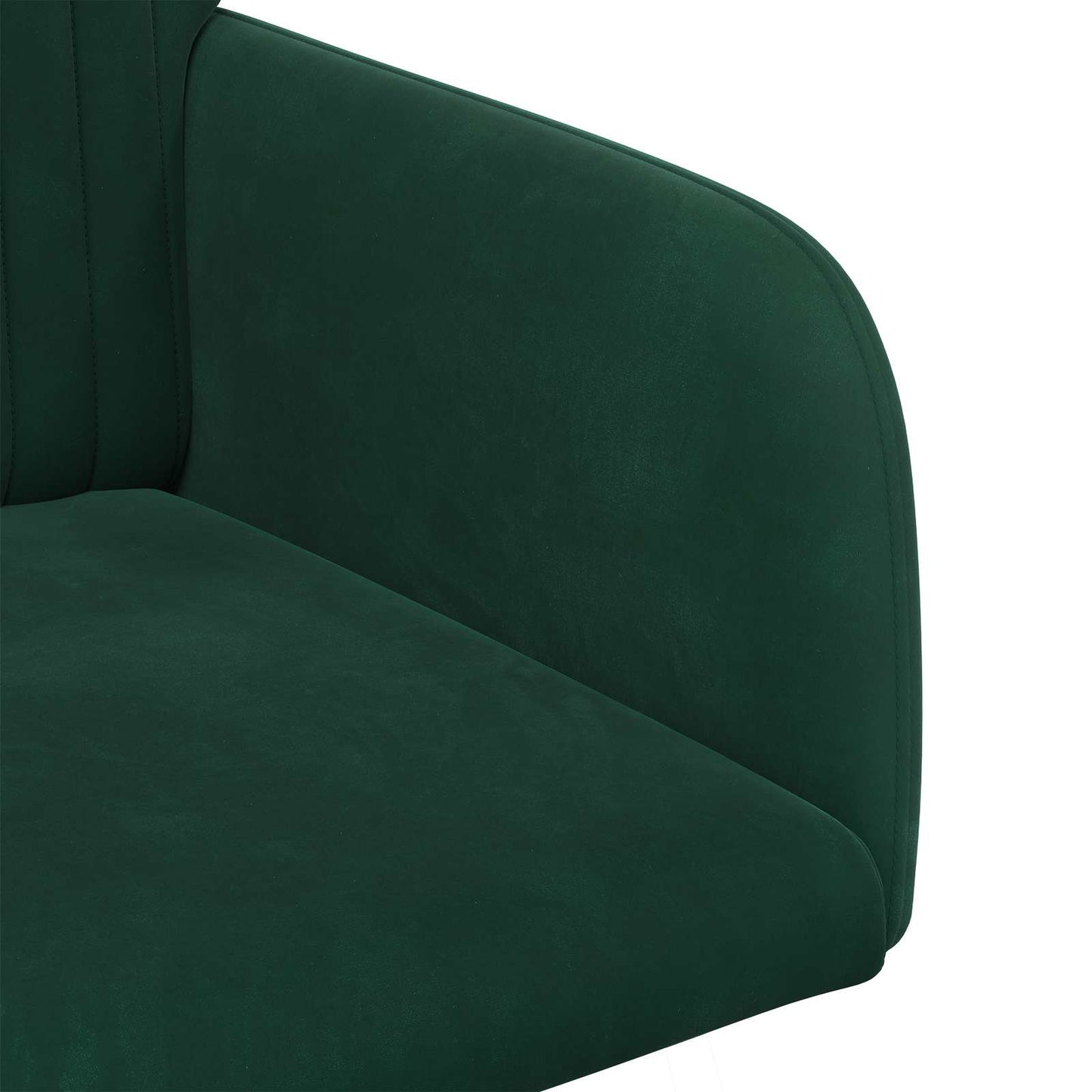 Eettafelstoelen 2 pcs fluweel Donkergroen 55 x 50 x 84 cm is nu te koop bij PeponiXL, paradijselijk wonen!