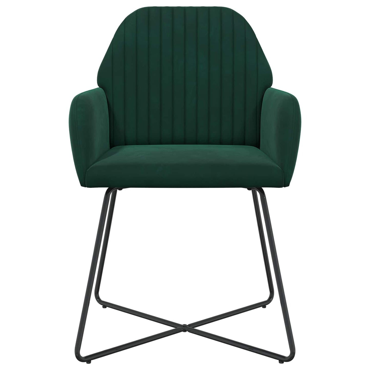 Eettafelstoelen 2 pcs fluweel Donkergroen 55 x 50 x 84 cm is nu te koop bij PeponiXL, paradijselijk wonen!
