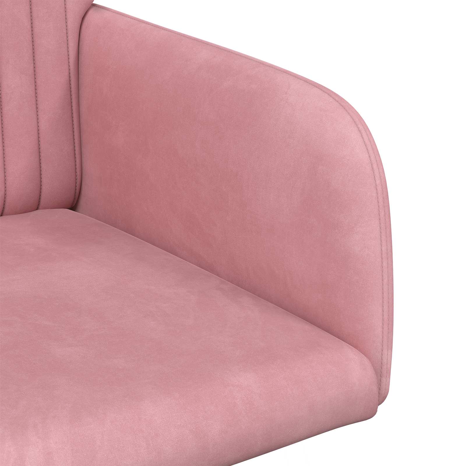 Eettafelstoelen 2 pcs fluweel Roze 55 x 50 x 84 cm is nu te koop bij PeponiXL, paradijselijk wonen!