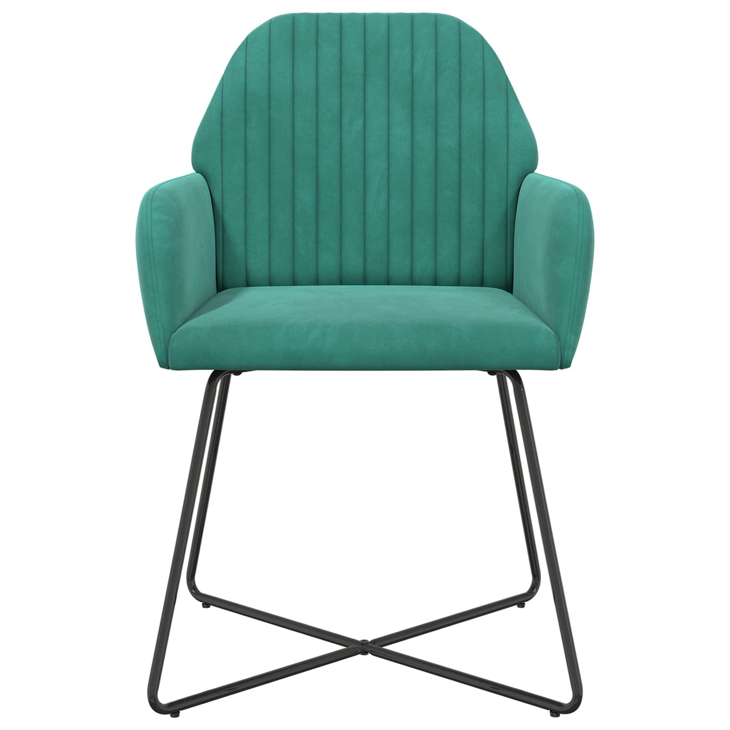 Eettafelstoelen 2 pcs fluweel Turquoise 55 x 50 x 84 cm is nu te koop bij PeponiXL, paradijselijk wonen!