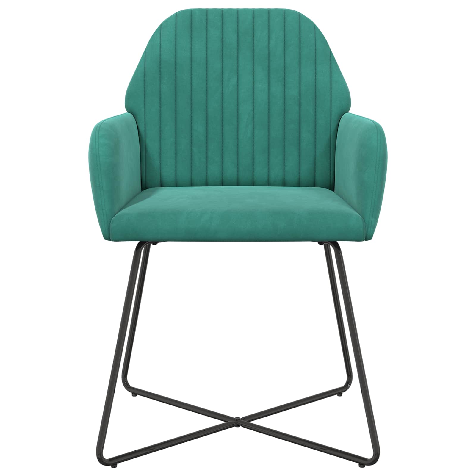 Eettafelstoelen 2 pcs fluweel Turquoise 55 x 50 x 84 cm is nu te koop bij PeponiXL, paradijselijk wonen!