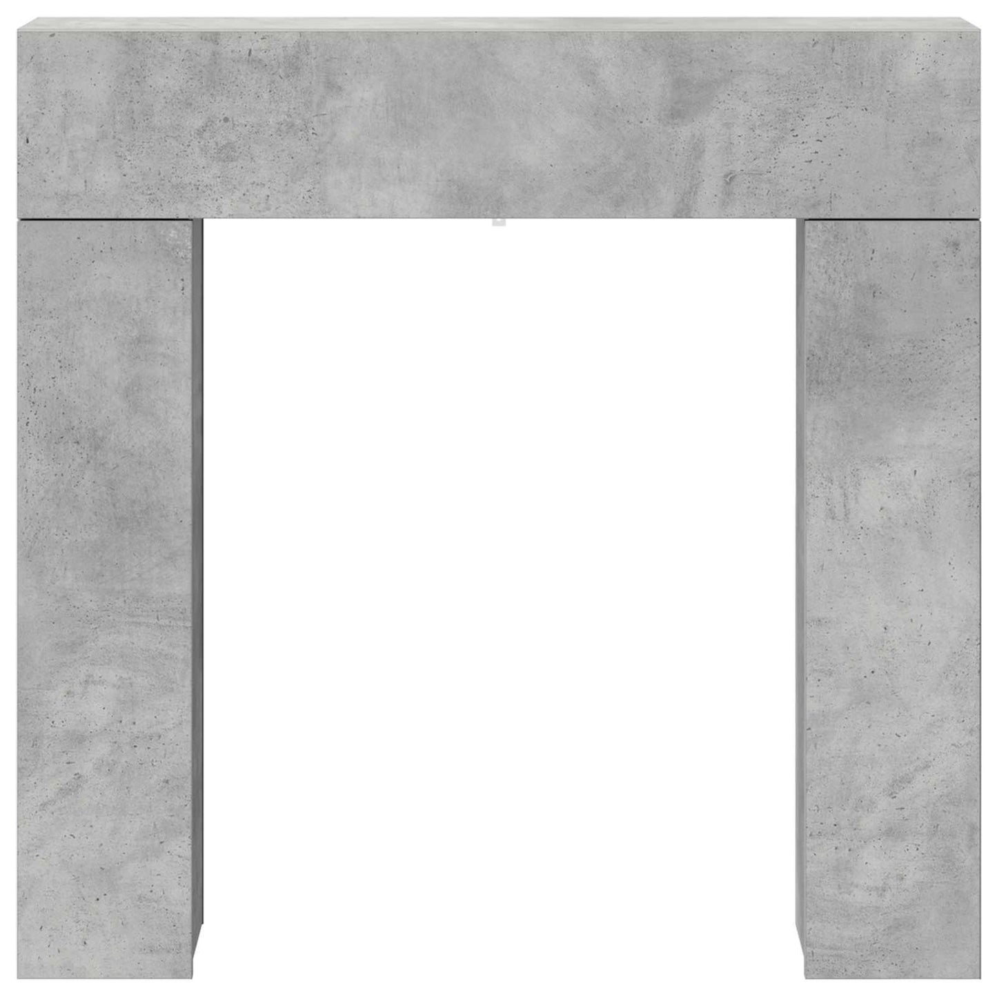 Haardomlijsting Betongrijs 102 x 18 x 100,5 cm Bewerkt hout is nu te koop bij PeponiXL, paradijselijk wonen!