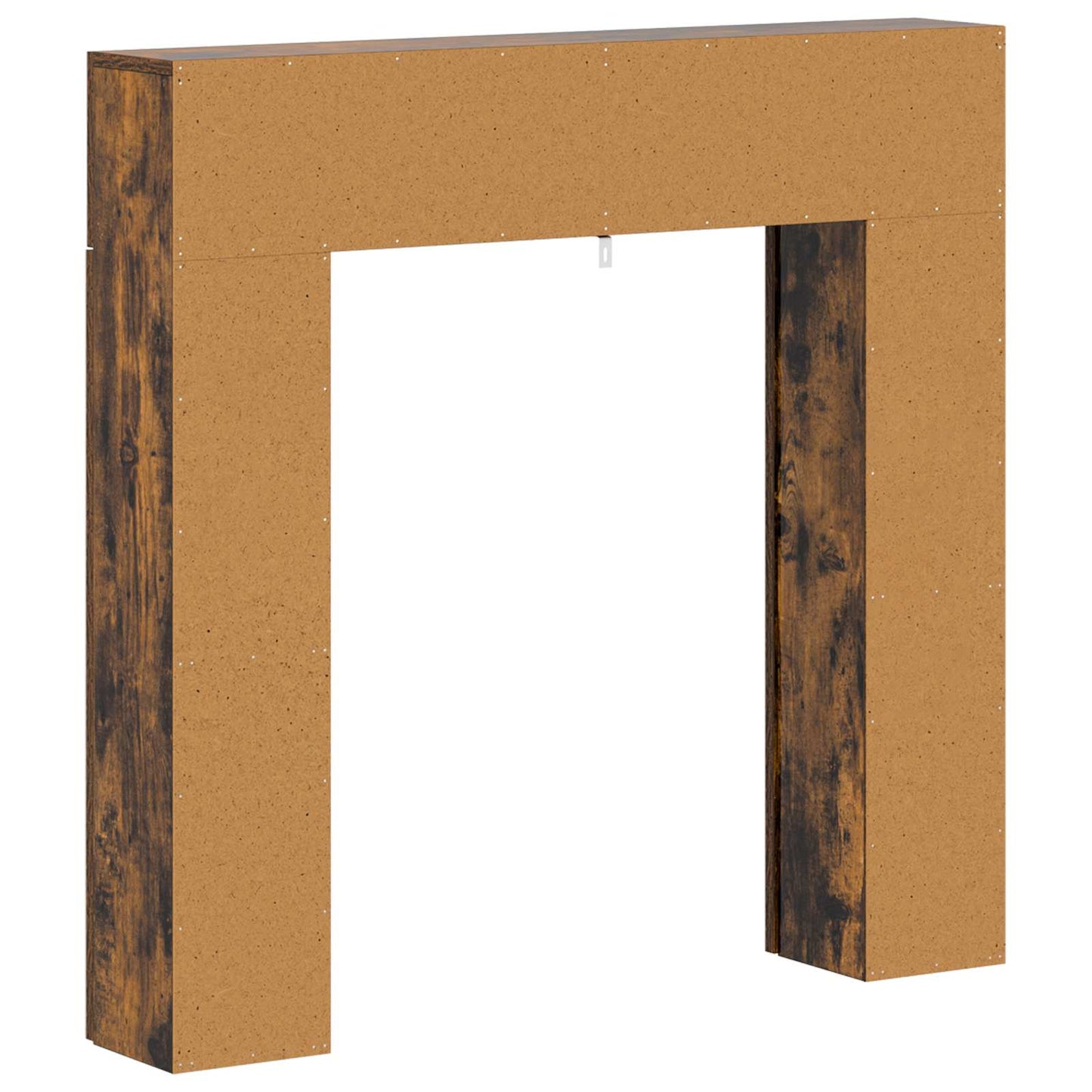 Haardomlijsting Gerookt eiken 102 x 18 x 100,5 cm Bewerkt hout is nu te koop bij PeponiXL, paradijselijk wonen!