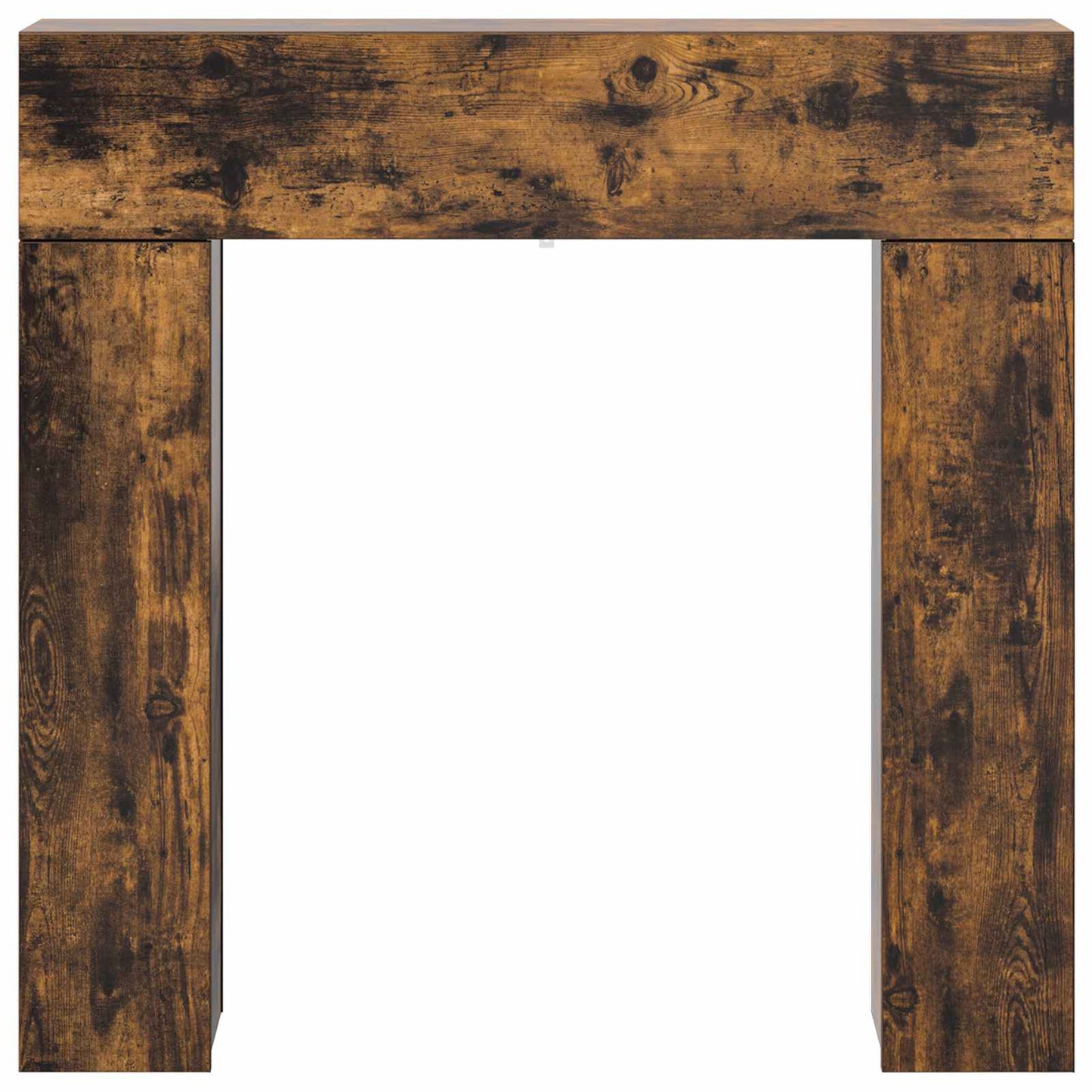Haardomlijsting Gerookt eiken 102 x 18 x 100,5 cm Bewerkt hout is nu te koop bij PeponiXL, paradijselijk wonen!
