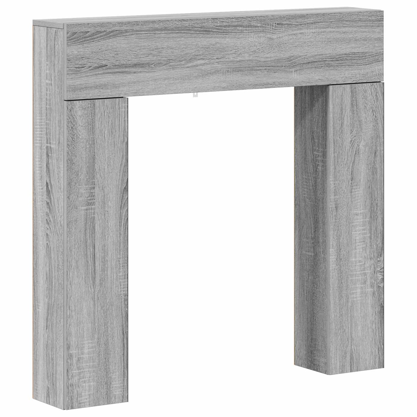 Haardomlijsting Grijs Sonoma 102 x 18 x 100,5 cm Bewerkt hout is nu te koop bij PeponiXL, paradijselijk wonen!