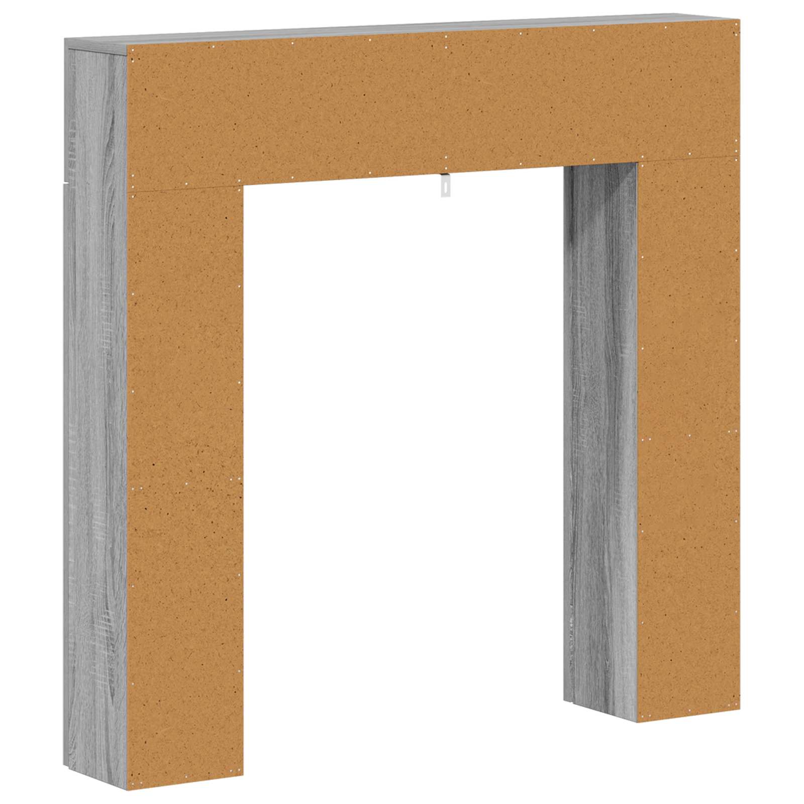 Haardomlijsting Grijs Sonoma 102 x 18 x 100,5 cm Bewerkt hout is nu te koop bij PeponiXL, paradijselijk wonen!