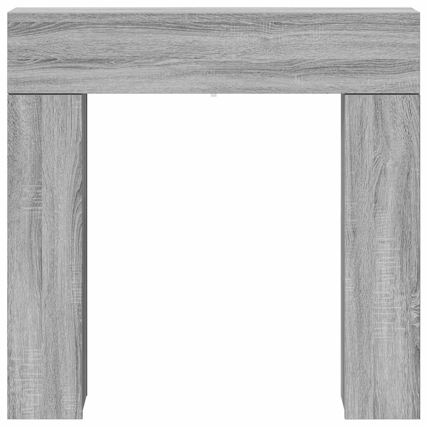 Haardomlijsting Grijs Sonoma 102 x 18 x 100,5 cm Bewerkt hout is nu te koop bij PeponiXL, paradijselijk wonen!