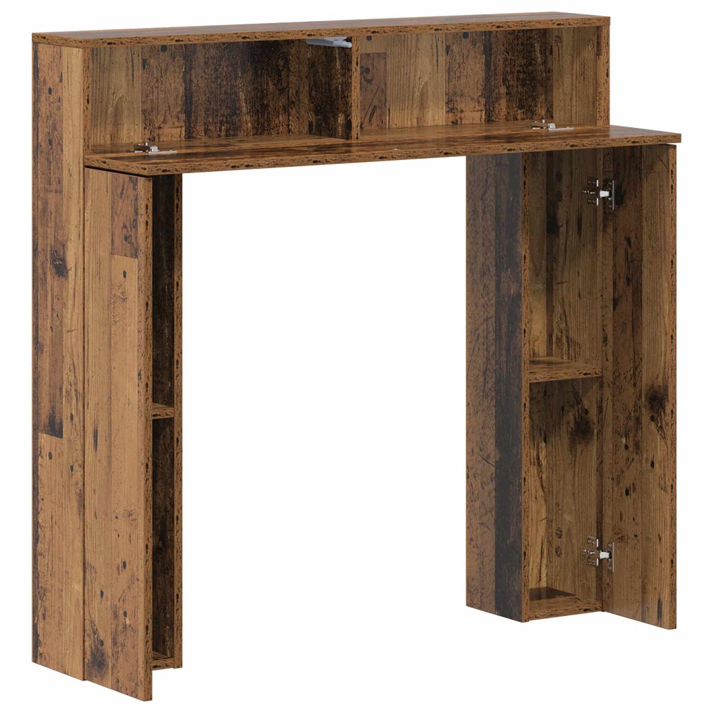 Haardomlijsting Oud hout 102 x 18 x 100,5 cm Bewerkt hout is nu te koop bij PeponiXL, paradijselijk wonen!