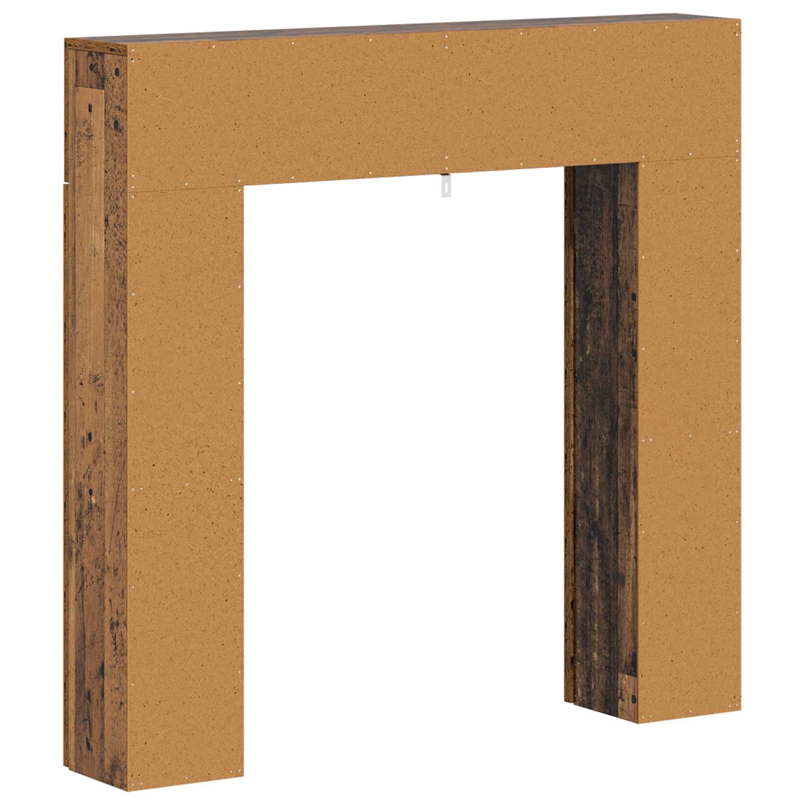 Haardomlijsting Oud hout 102 x 18 x 100,5 cm Bewerkt hout is nu te koop bij PeponiXL, paradijselijk wonen!