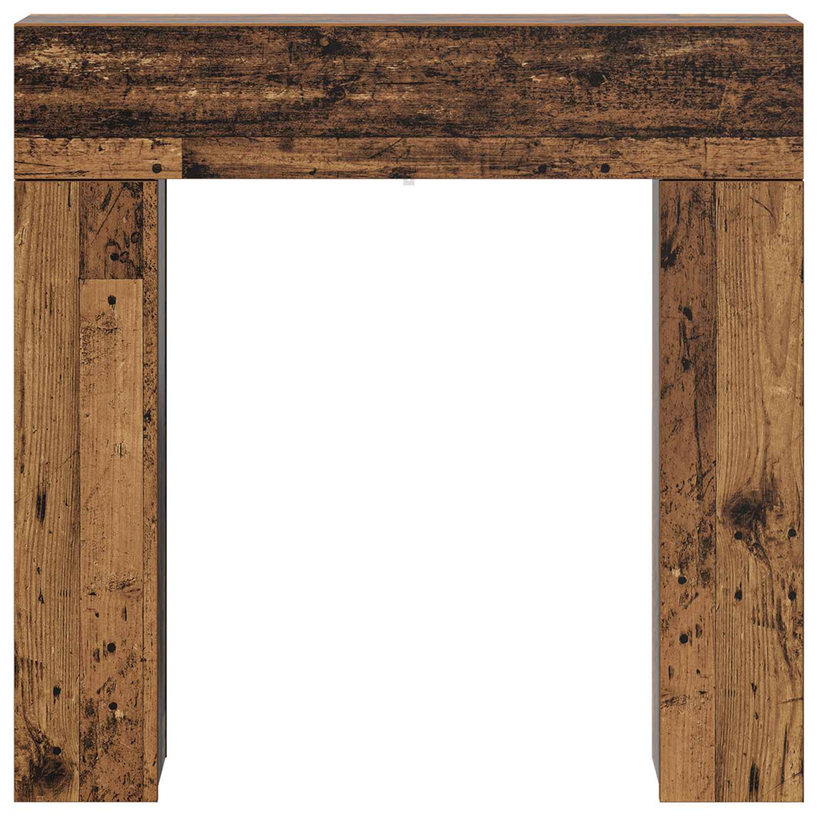 Haardomlijsting Oud hout 102 x 18 x 100,5 cm Bewerkt hout is nu te koop bij PeponiXL, paradijselijk wonen!