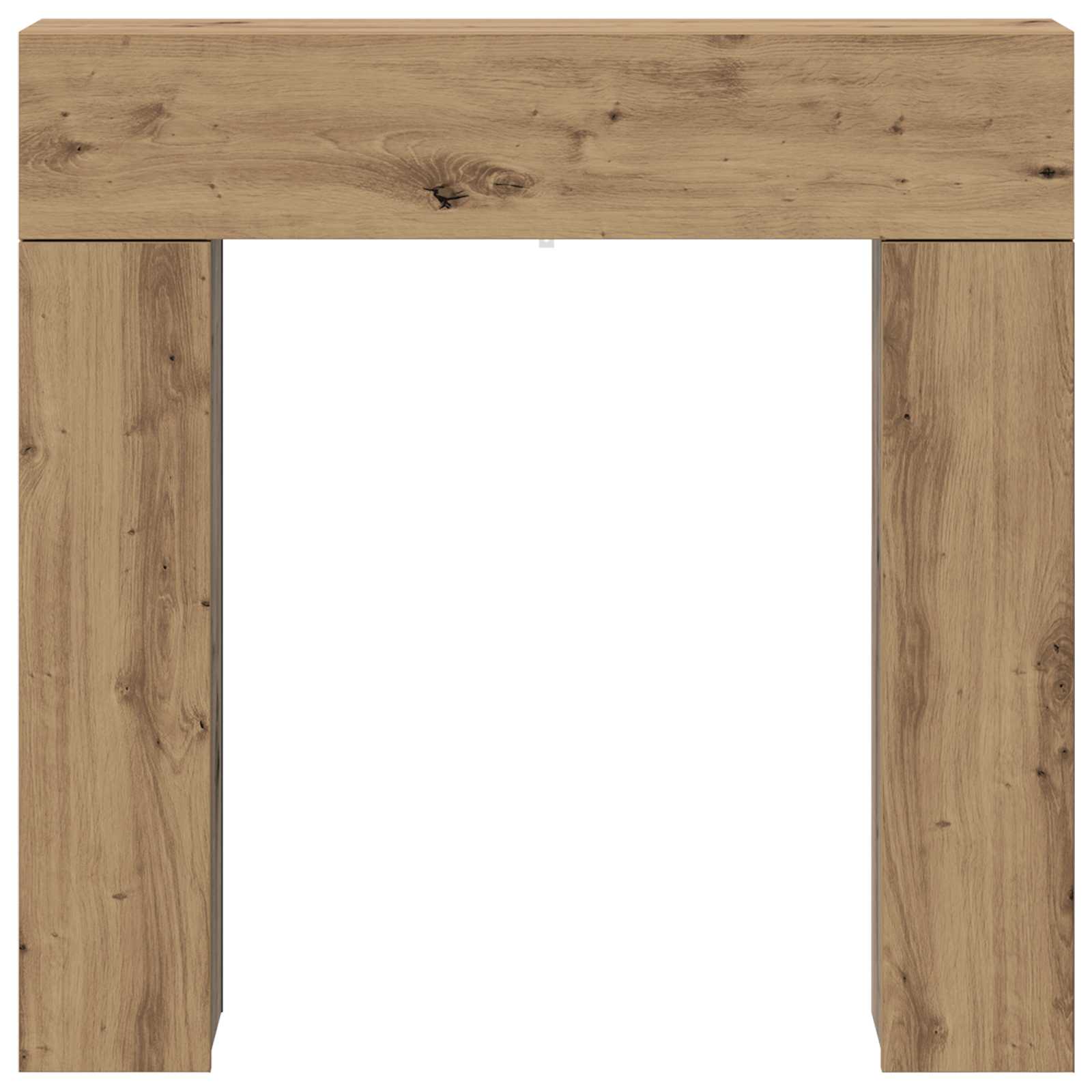 Haardomlijsting Artisanaal eiken 102 x 18 x 100,5 cm is nu te koop bij PeponiXL, paradijselijk wonen!