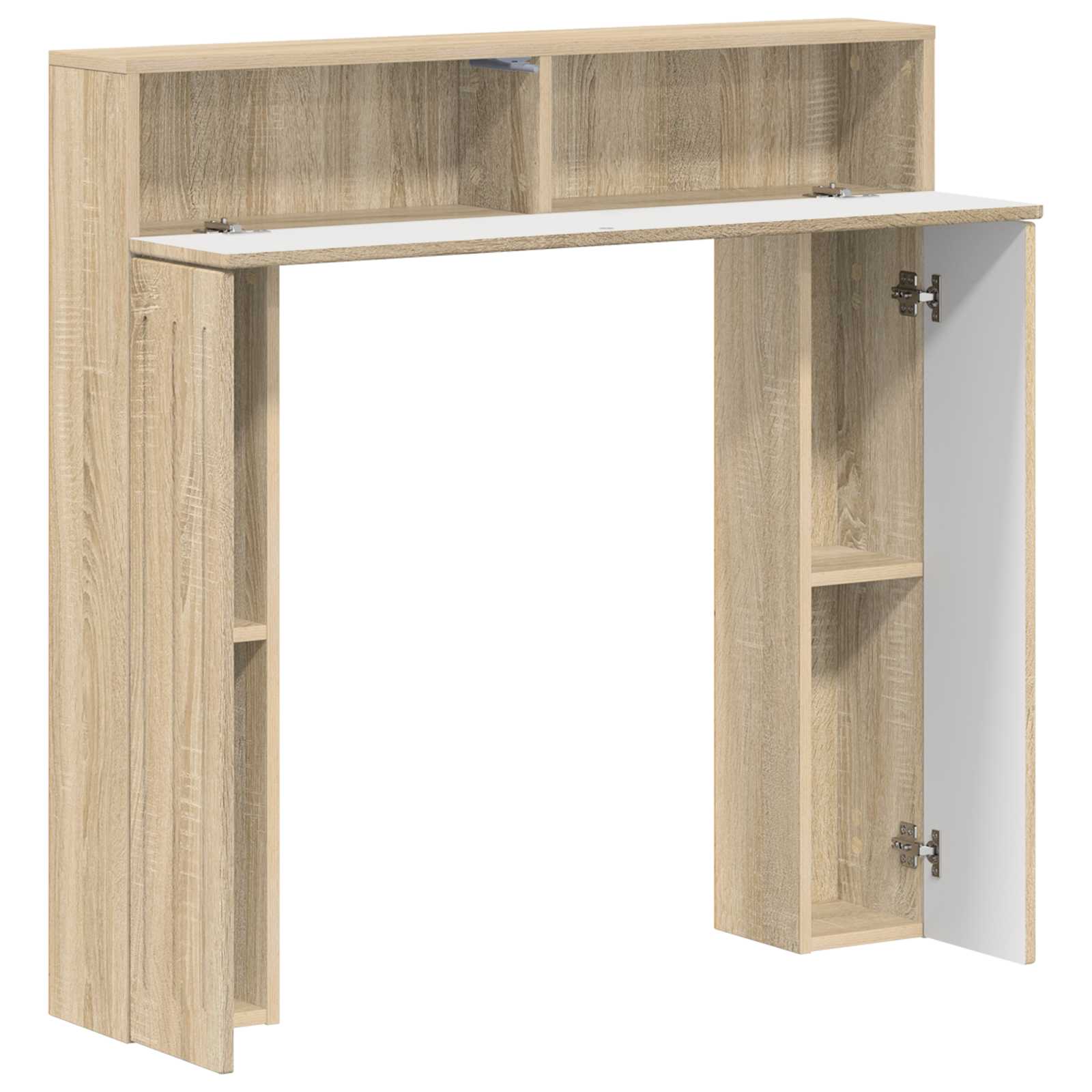 Haardomlijsting Sonoma 102 x 18 x 100,5 cm Bewerkt hout is nu te koop bij PeponiXL, paradijselijk wonen!