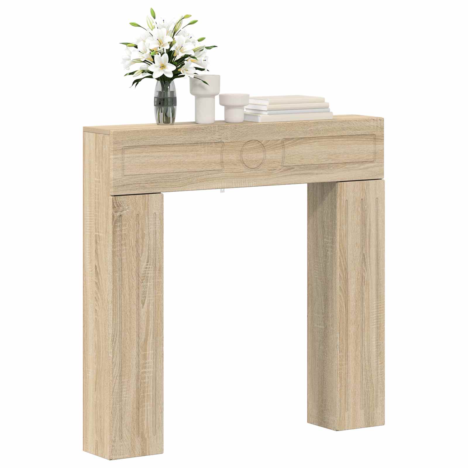 Haardomlijsting Sonoma 102 x 18 x 100,5 cm Bewerkt hout is nu te koop bij PeponiXL, paradijselijk wonen!