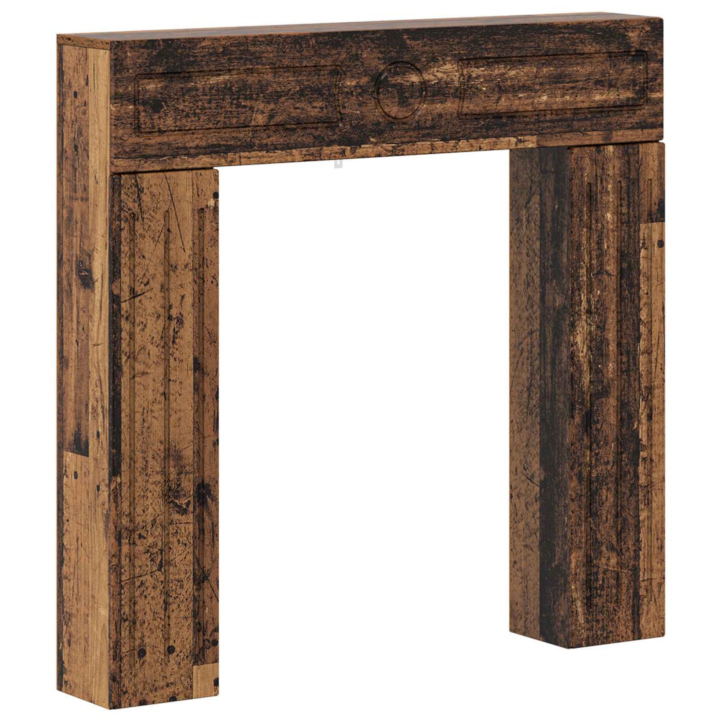 Haardomlijsting Oud hout 102 x 18 x 100,5 cm Bewerkt hout is nu te koop bij PeponiXL, paradijselijk wonen!