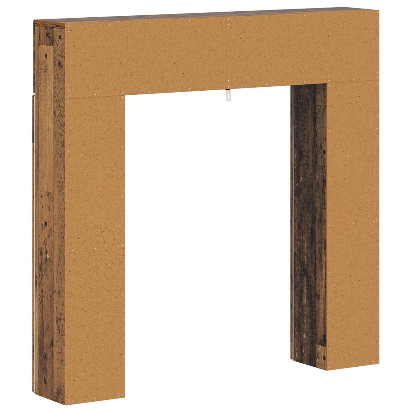 Haardomlijsting Oud hout 102 x 18 x 100,5 cm Bewerkt hout is nu te koop bij PeponiXL, paradijselijk wonen!