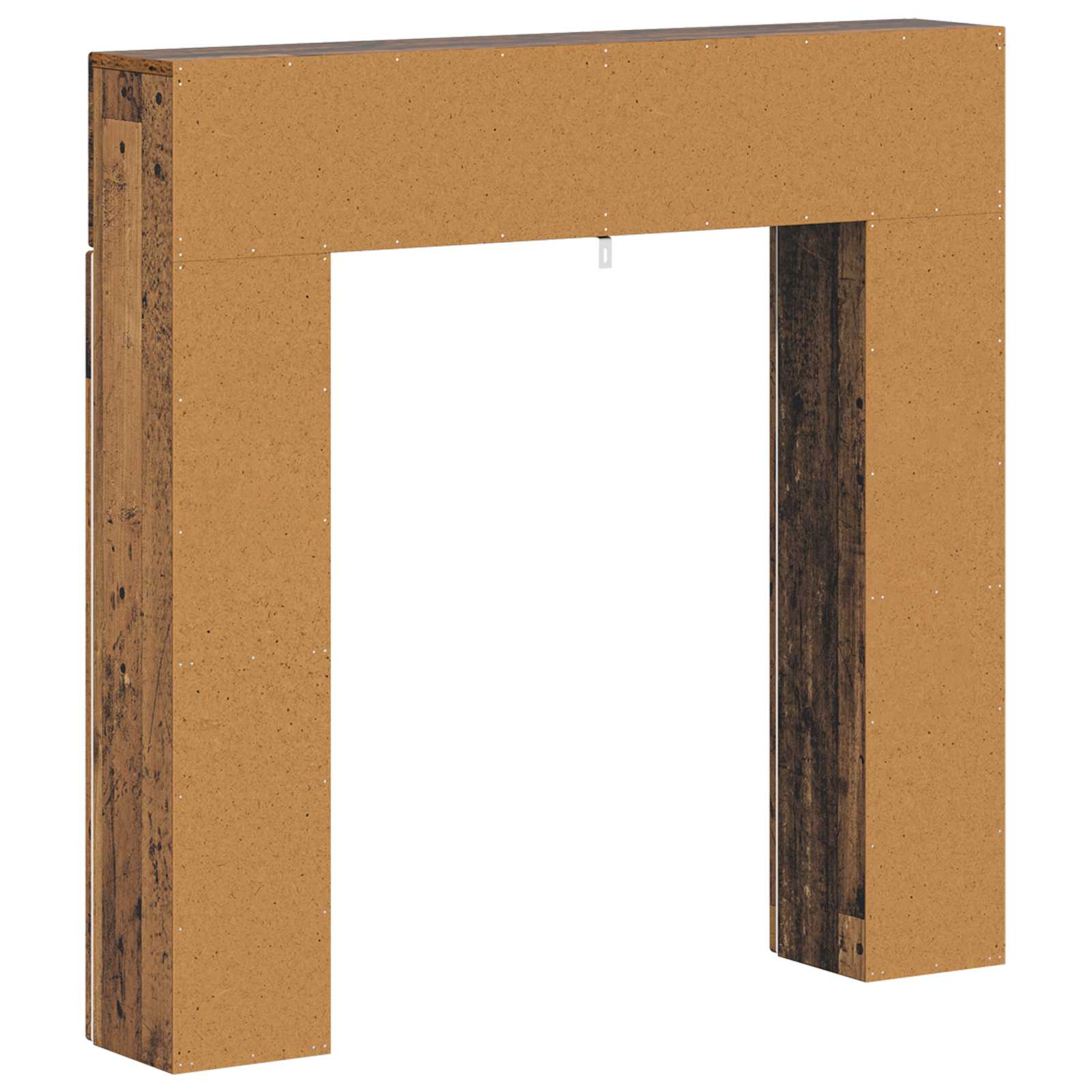 Haardomlijsting Oud hout 102 x 18 x 100,5 cm Bewerkt hout is nu te koop bij PeponiXL, paradijselijk wonen!