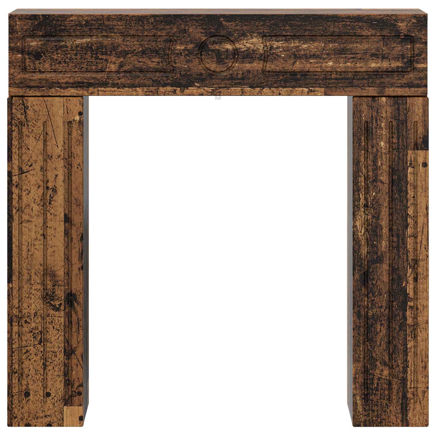 Haardomlijsting Oud hout 102 x 18 x 100,5 cm Bewerkt hout is nu te koop bij PeponiXL, paradijselijk wonen!