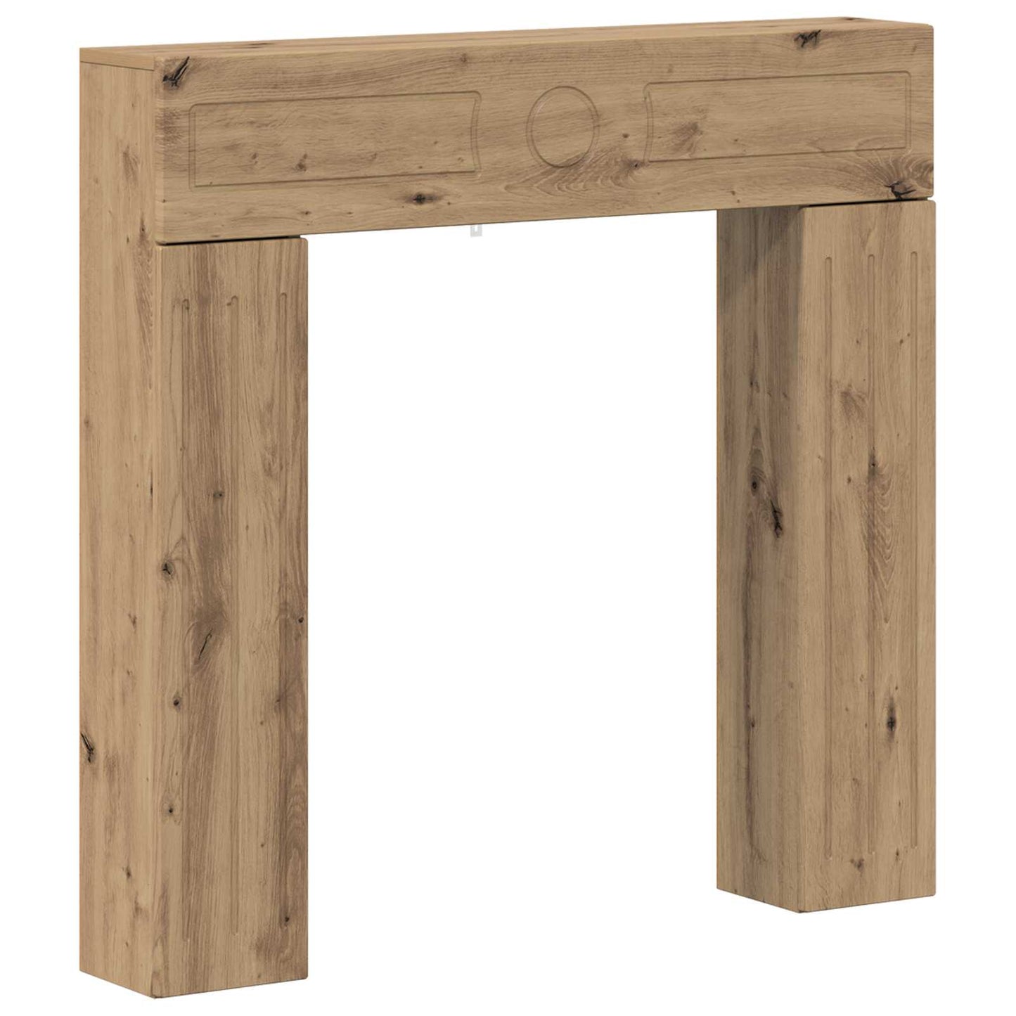 Haardomlijsting Artisanaal eiken 102 x 18 x 100,5 cm is nu te koop bij PeponiXL, paradijselijk wonen!