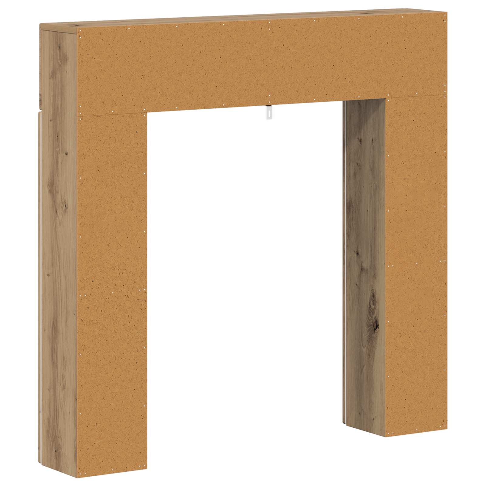 Haardomlijsting Artisanaal eiken 102 x 18 x 100,5 cm is nu te koop bij PeponiXL, paradijselijk wonen!