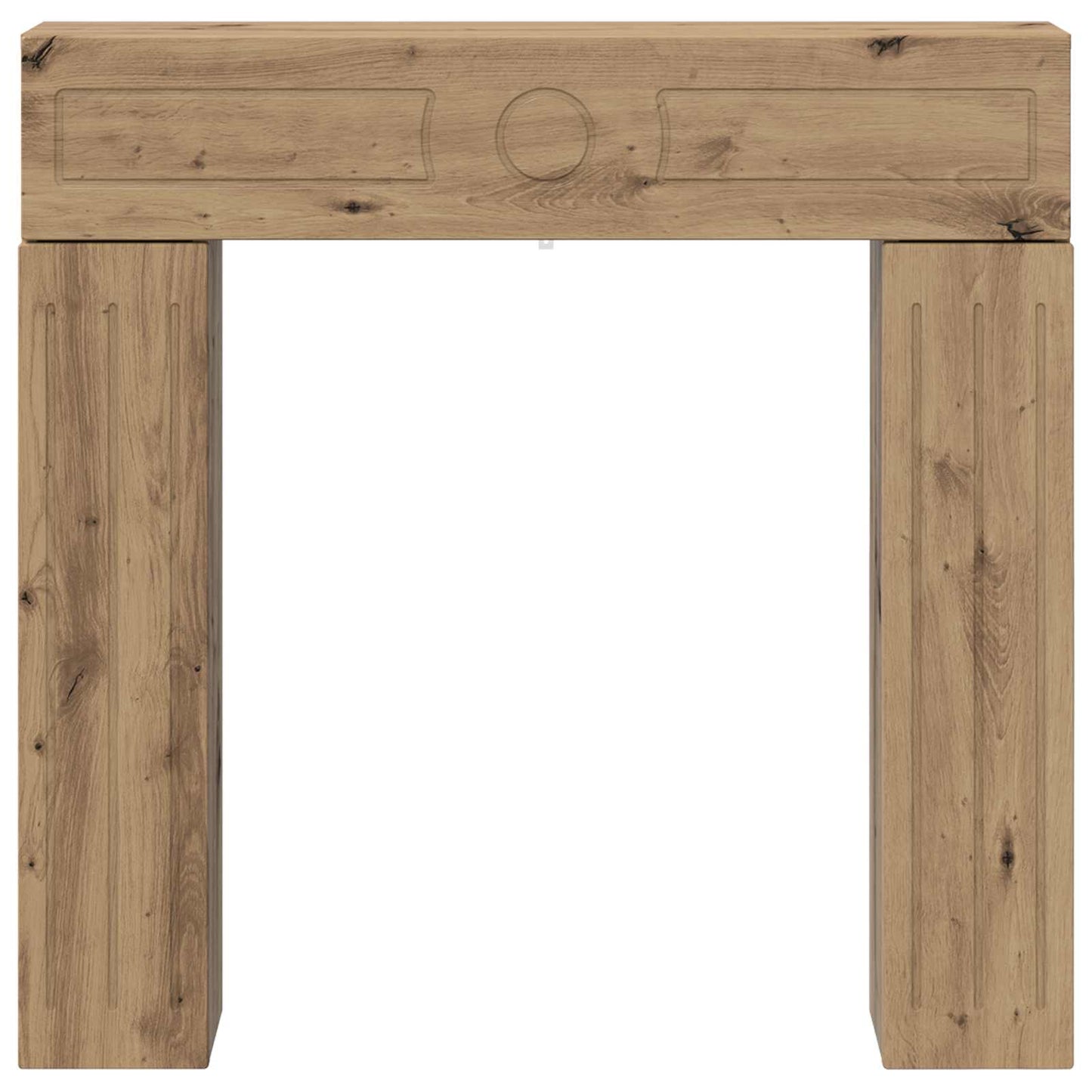 Haardomlijsting Artisanaal eiken 102 x 18 x 100,5 cm is nu te koop bij PeponiXL, paradijselijk wonen!
