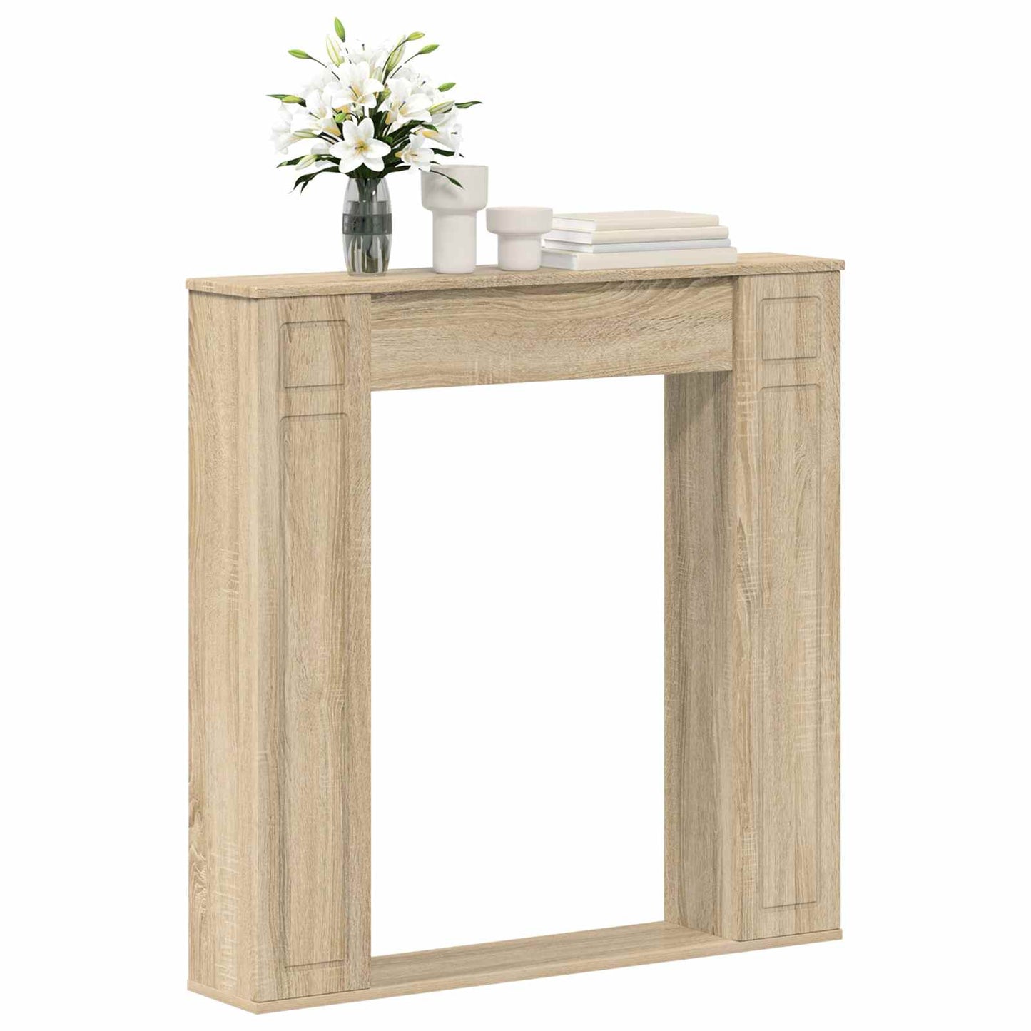 Haardomlijsting Sonoma 100 x 20 x 100 cm Bewerkt hout is nu te koop bij PeponiXL, paradijselijk wonen!