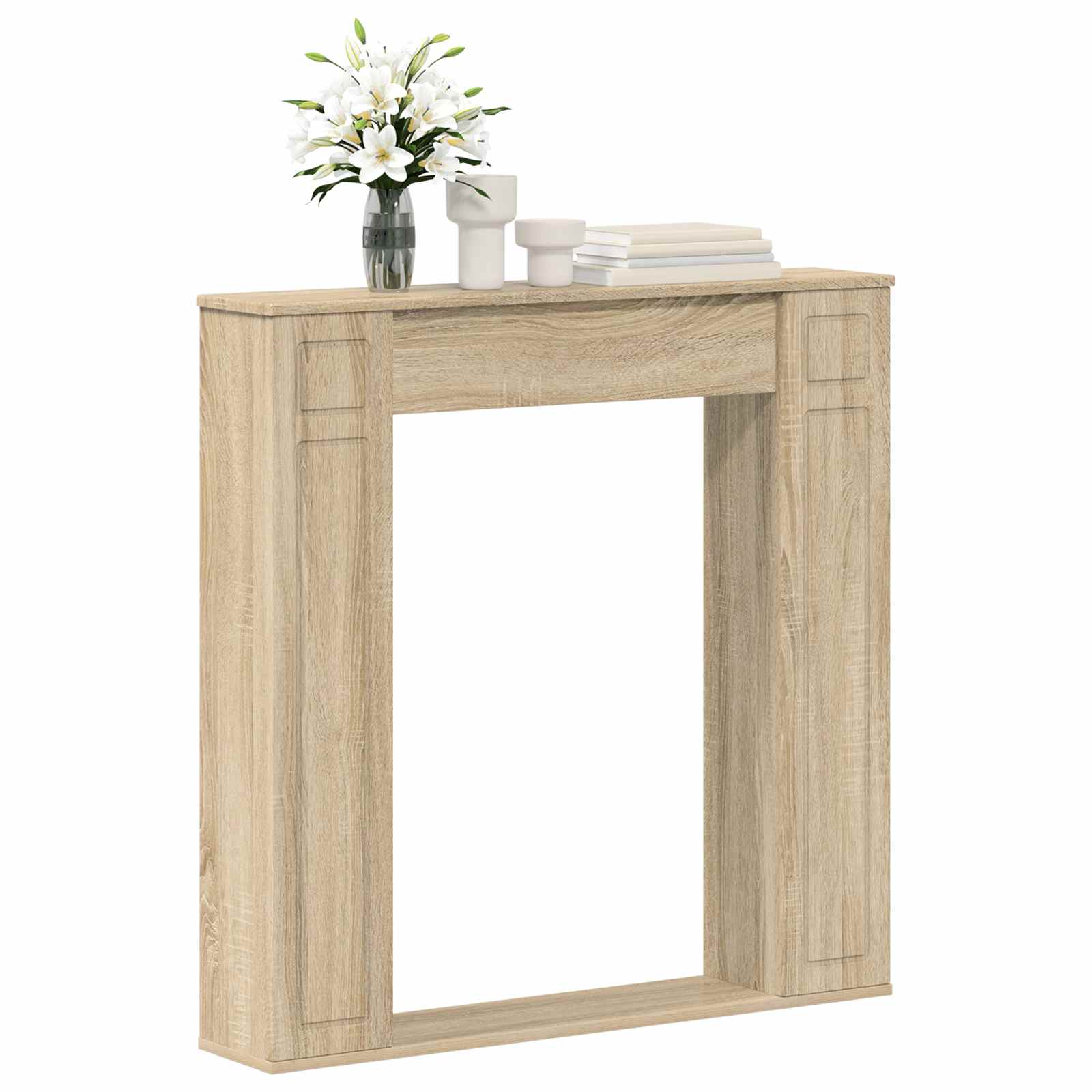Haardomlijsting Sonoma 100 x 20 x 100 cm Bewerkt hout is nu te koop bij PeponiXL, paradijselijk wonen!