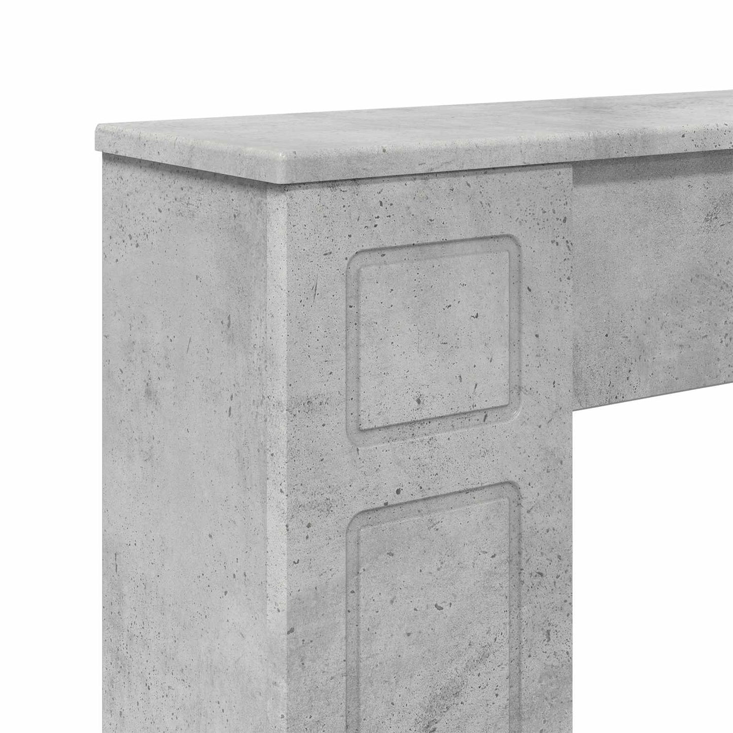 Haardomlijsting Betongrijs 100 x 20 x 100 cm Bewerkt hout is nu te koop bij PeponiXL, paradijselijk wonen!