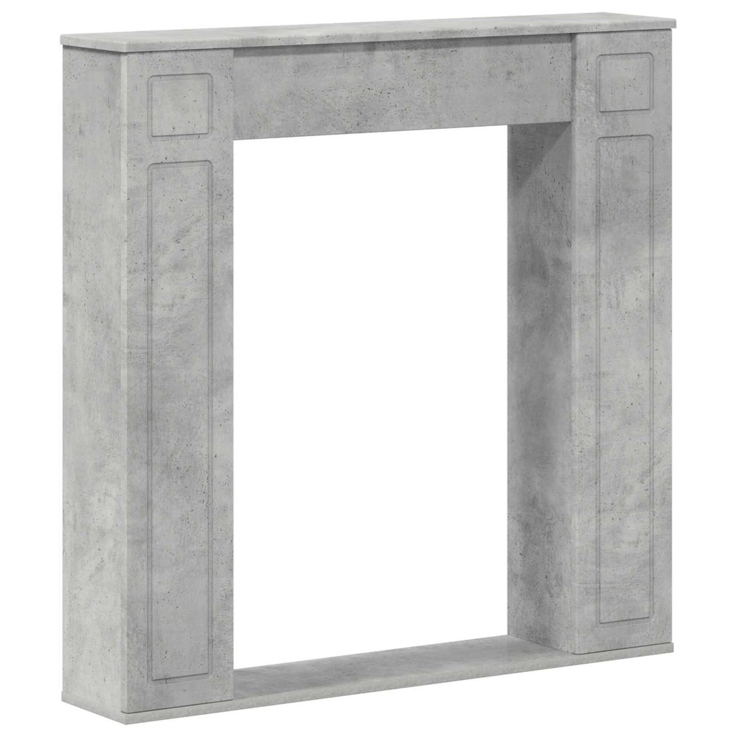 Haardomlijsting Betongrijs 100 x 20 x 100 cm Bewerkt hout is nu te koop bij PeponiXL, paradijselijk wonen!
