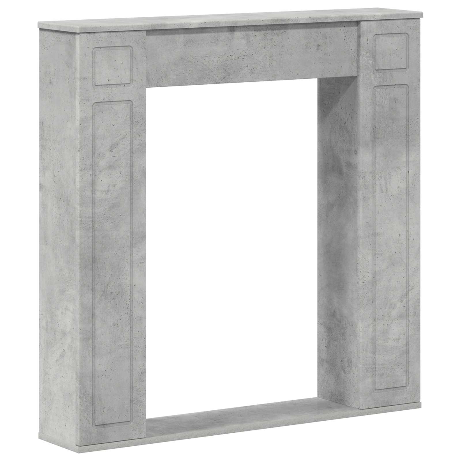 Haardomlijsting Betongrijs 100 x 20 x 100 cm Bewerkt hout is nu te koop bij PeponiXL, paradijselijk wonen!