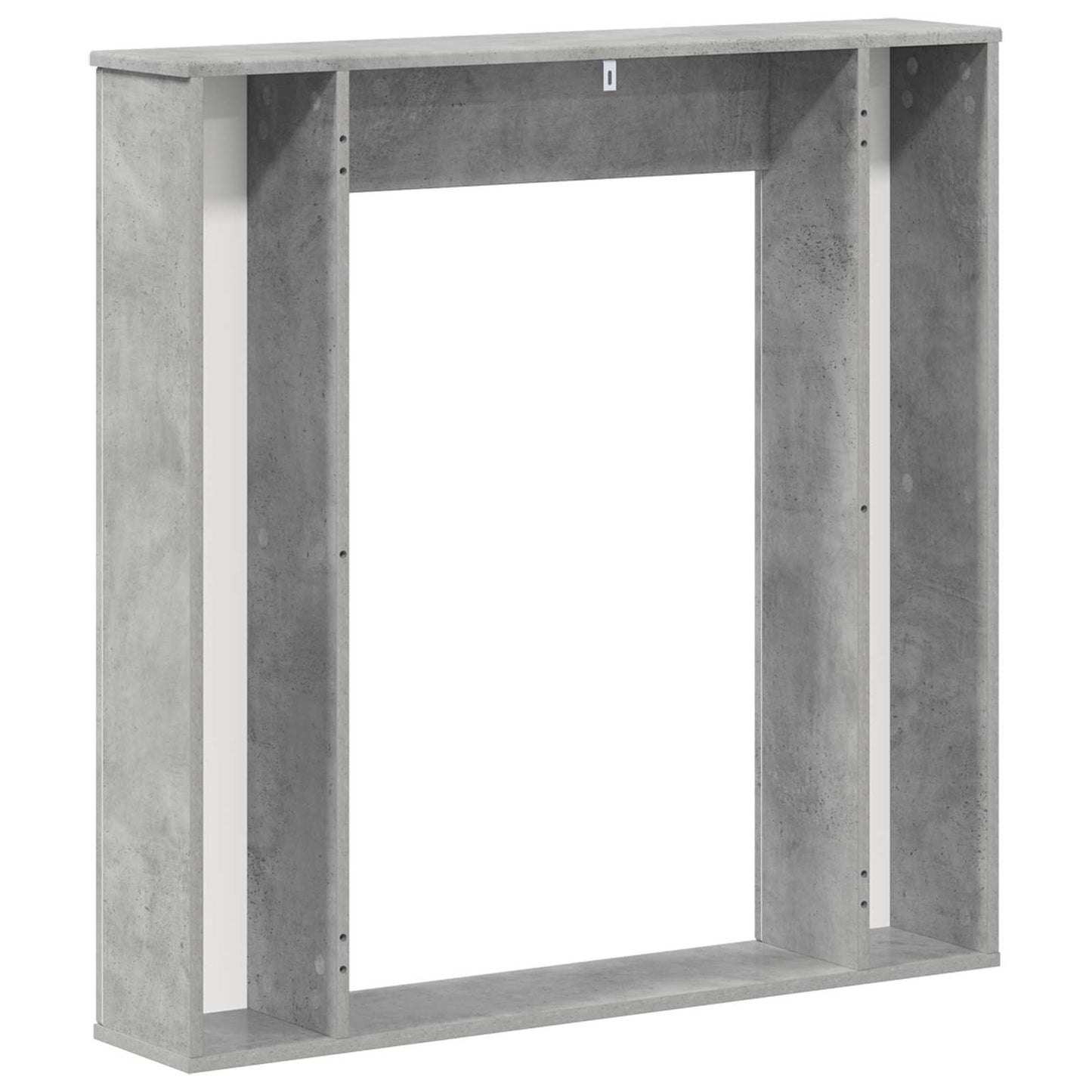 Haardomlijsting Betongrijs 100 x 20 x 100 cm Bewerkt hout is nu te koop bij PeponiXL, paradijselijk wonen!