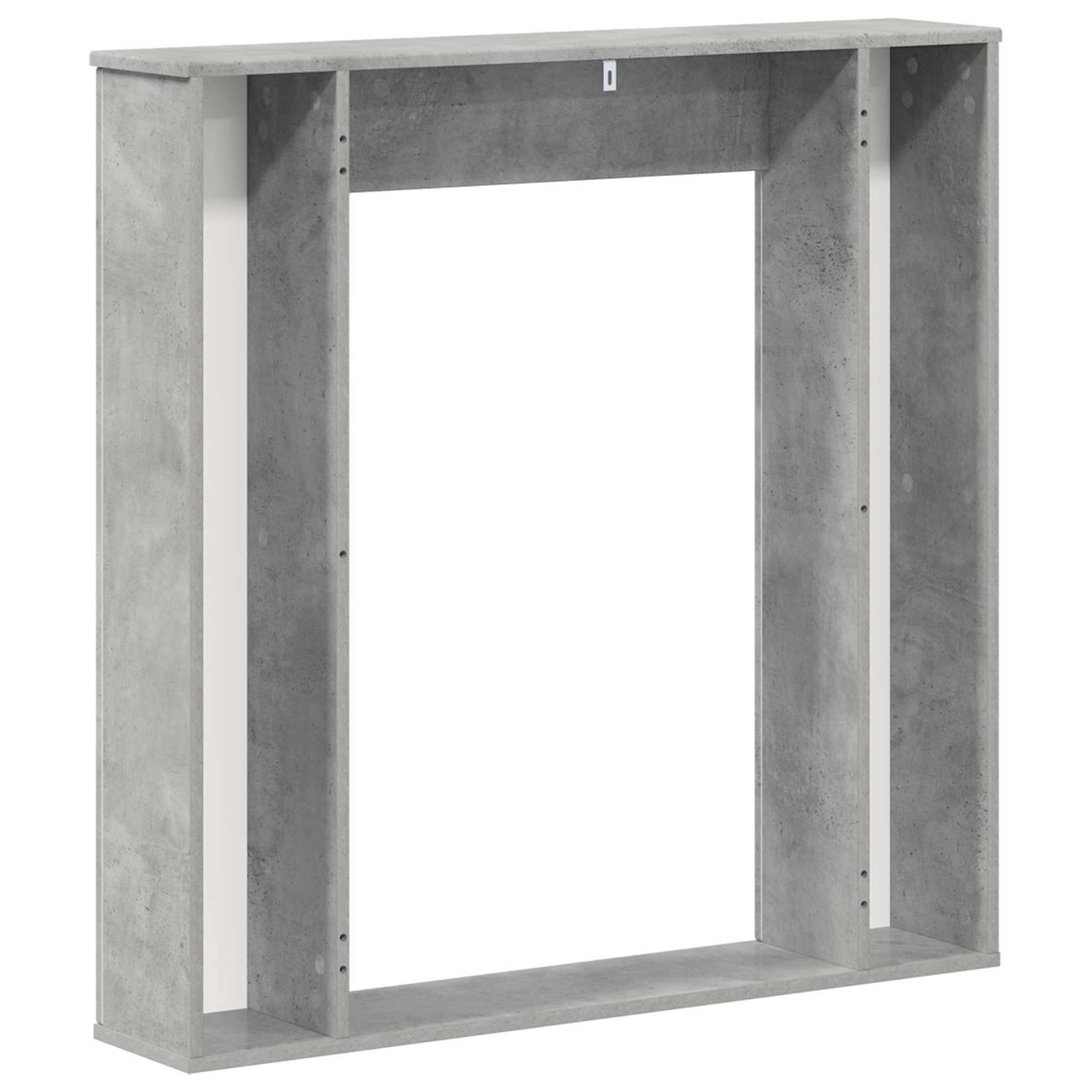 Haardomlijsting Betongrijs 100 x 20 x 100 cm Bewerkt hout is nu te koop bij PeponiXL, paradijselijk wonen!