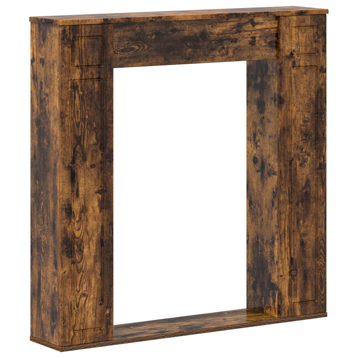 Haardomlijsting Gerookt eiken 100 x 20 x 100 cm Bewerkt hout is nu te koop bij PeponiXL, paradijselijk wonen!