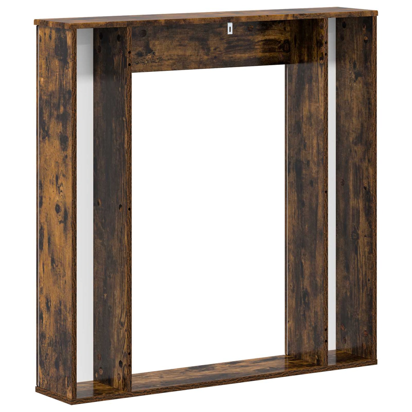 Haardomlijsting Gerookt eiken 100 x 20 x 100 cm Bewerkt hout is nu te koop bij PeponiXL, paradijselijk wonen!