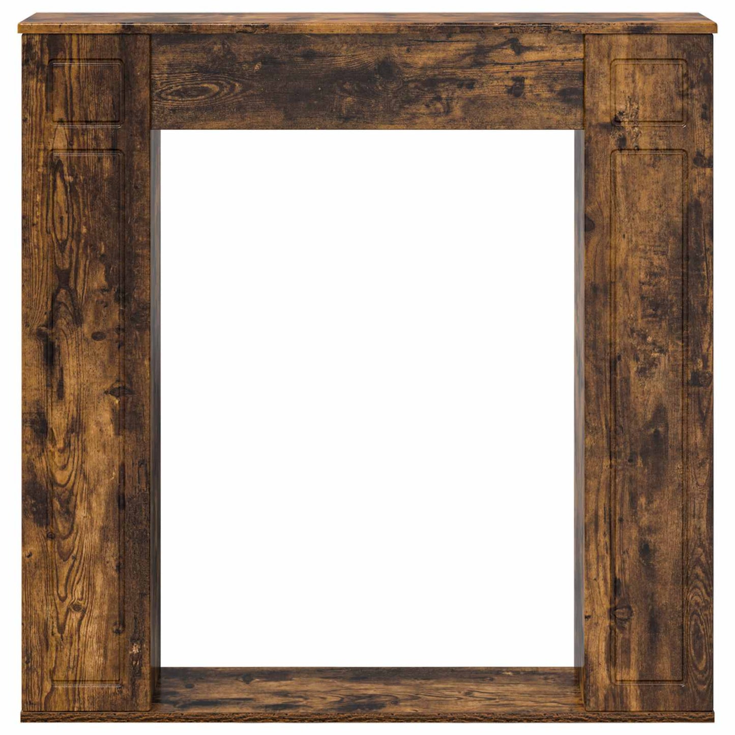 Haardomlijsting Gerookt eiken 100 x 20 x 100 cm Bewerkt hout is nu te koop bij PeponiXL, paradijselijk wonen!