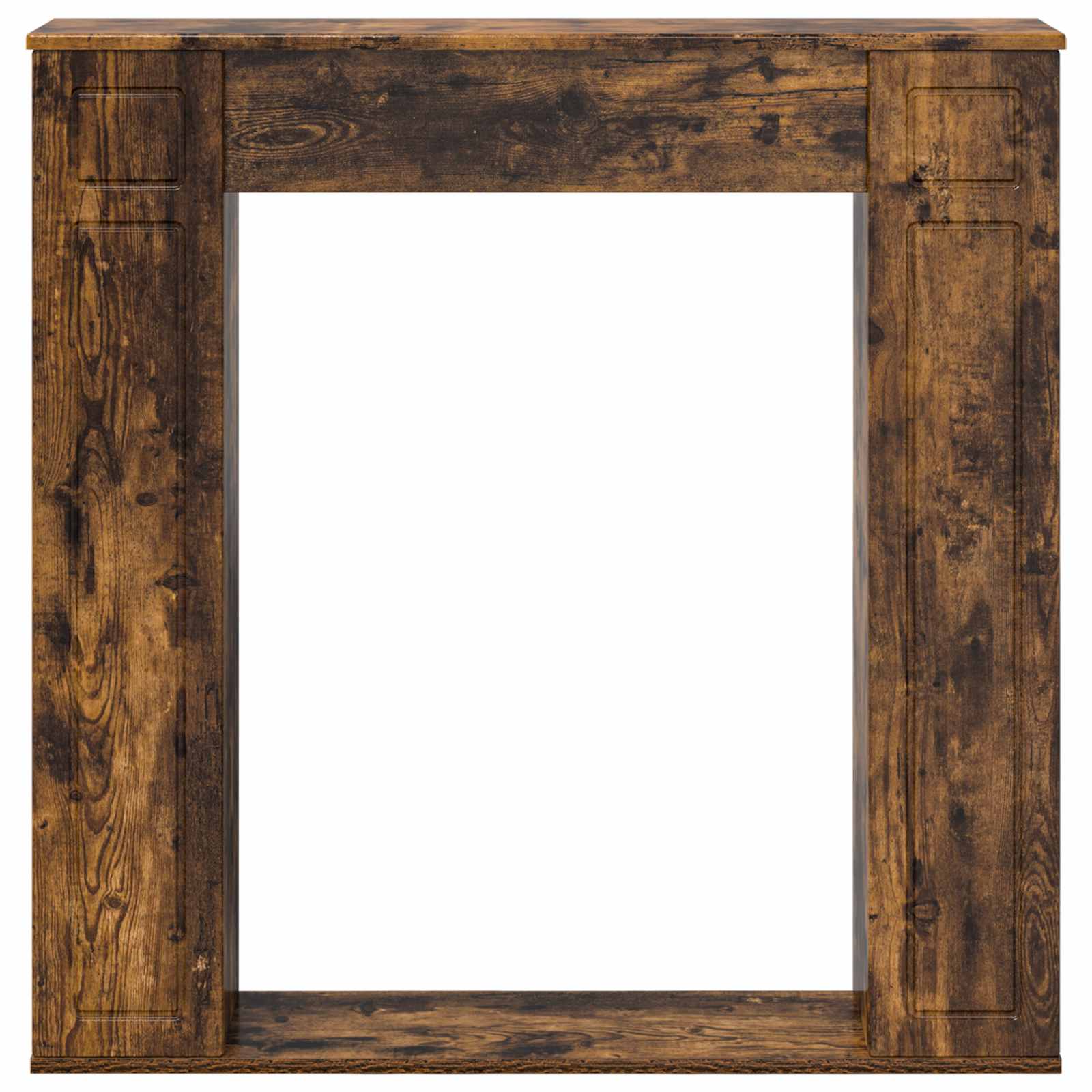 Haardomlijsting Gerookt eiken 100 x 20 x 100 cm Bewerkt hout is nu te koop bij PeponiXL, paradijselijk wonen!