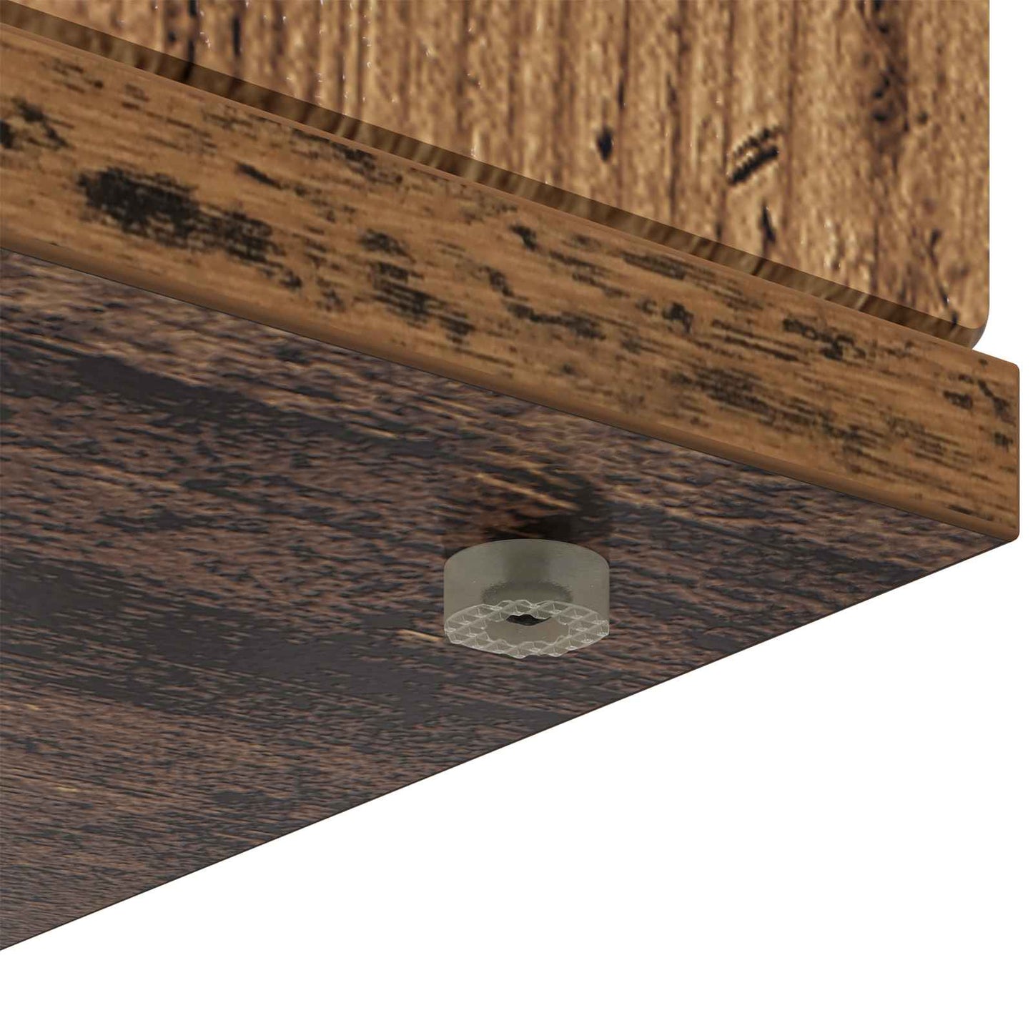Haardomlijsting Oud hout 100 x 20 x 100 cm Bewerkt hout is nu te koop bij PeponiXL, paradijselijk wonen!