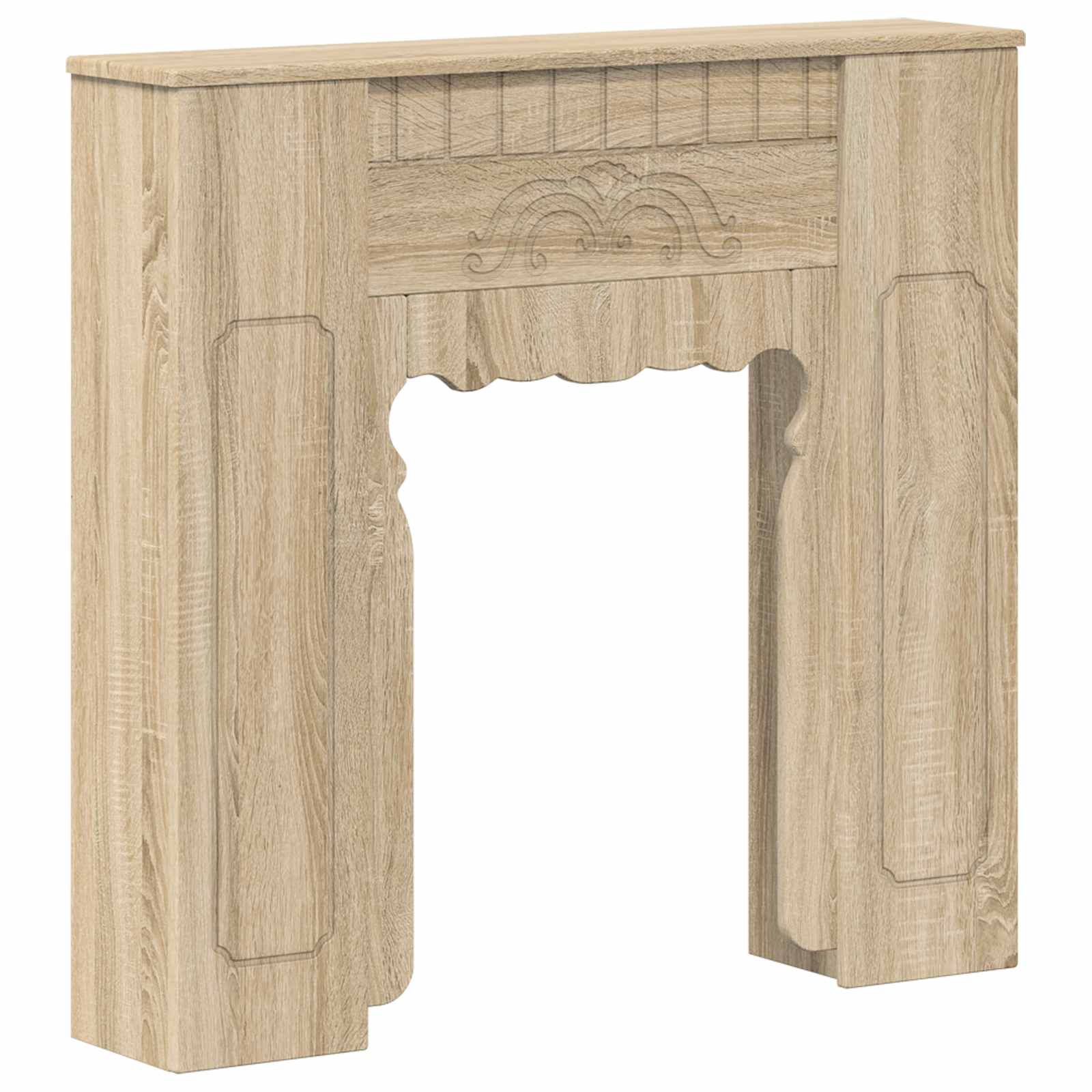 Haardomlijsting Sonoma Eiken 93 x 20 x 89 cm Bewerkt hout is nu te koop bij PeponiXL, paradijselijk wonen!