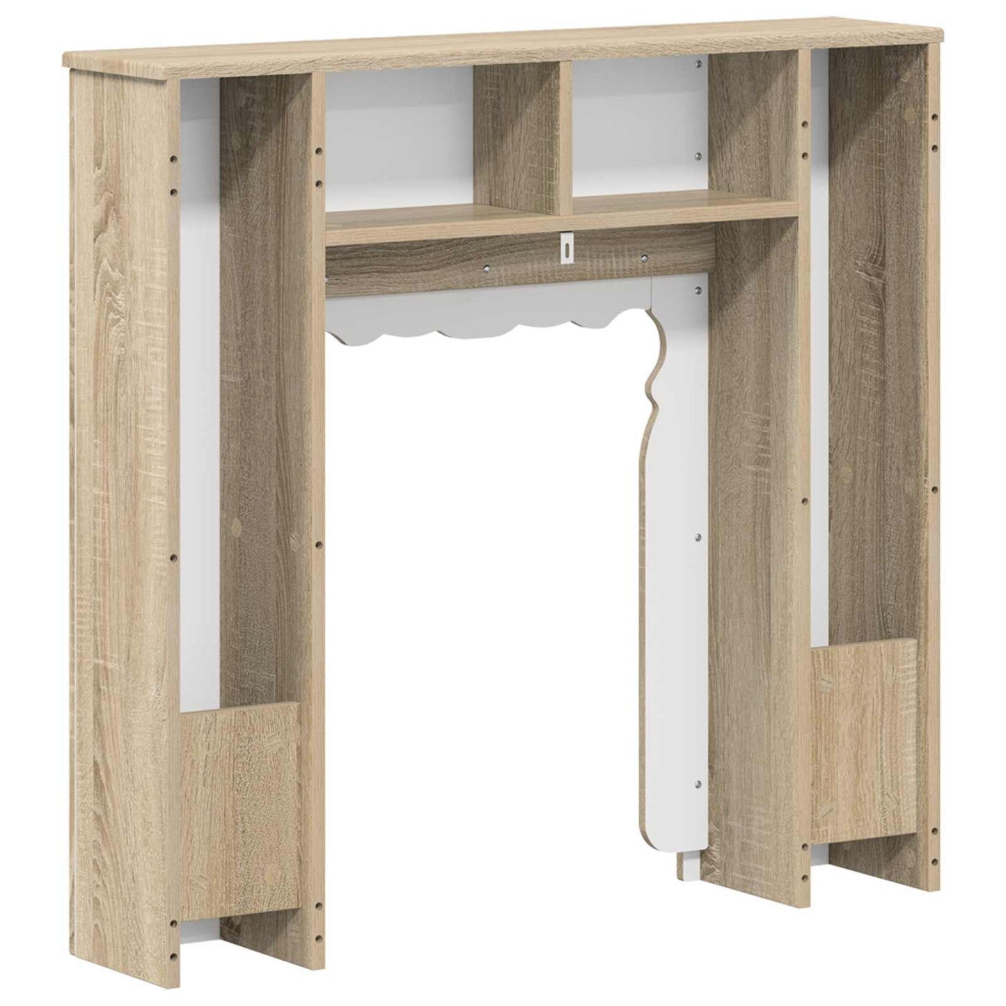 Haardomlijsting Sonoma Eiken 93 x 20 x 89 cm Bewerkt hout is nu te koop bij PeponiXL, paradijselijk wonen!