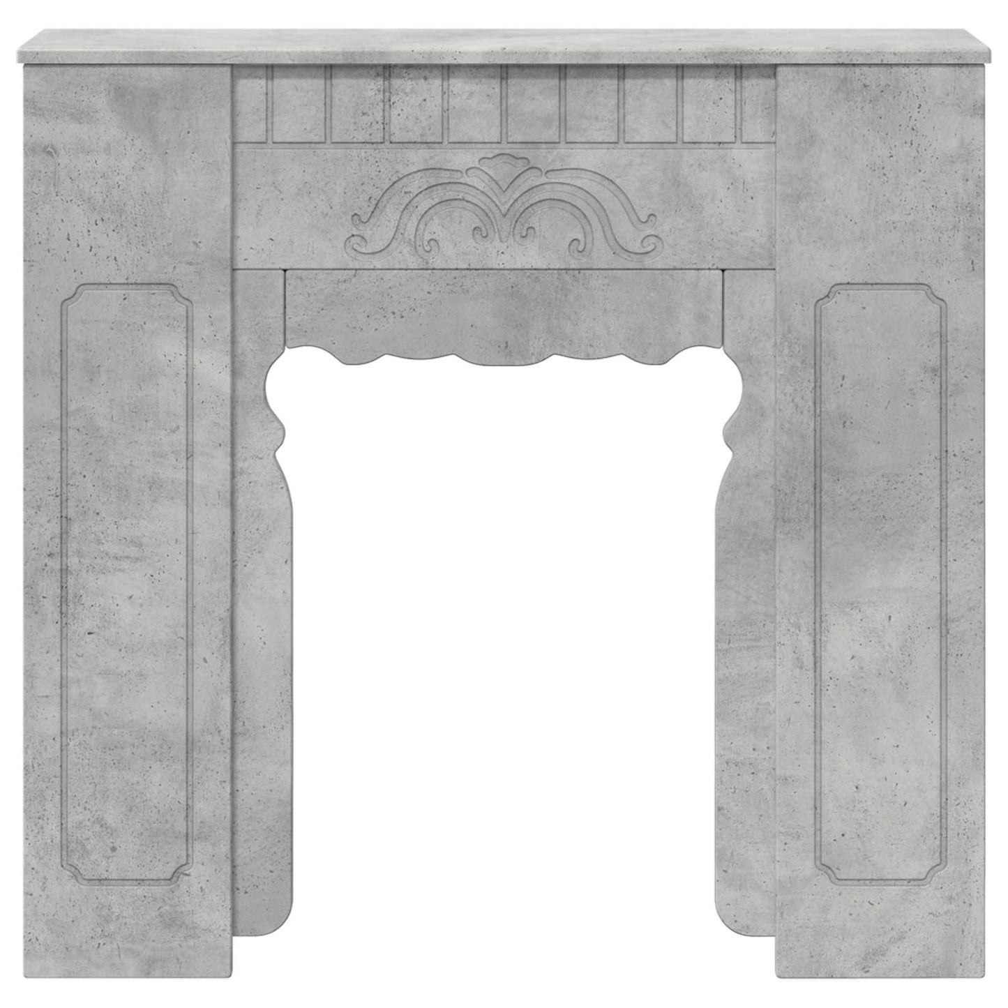 Haardomlijsting Betongrijs 93 x 20 x 89 cm Bewerkt hout is nu te koop bij PeponiXL, paradijselijk wonen!