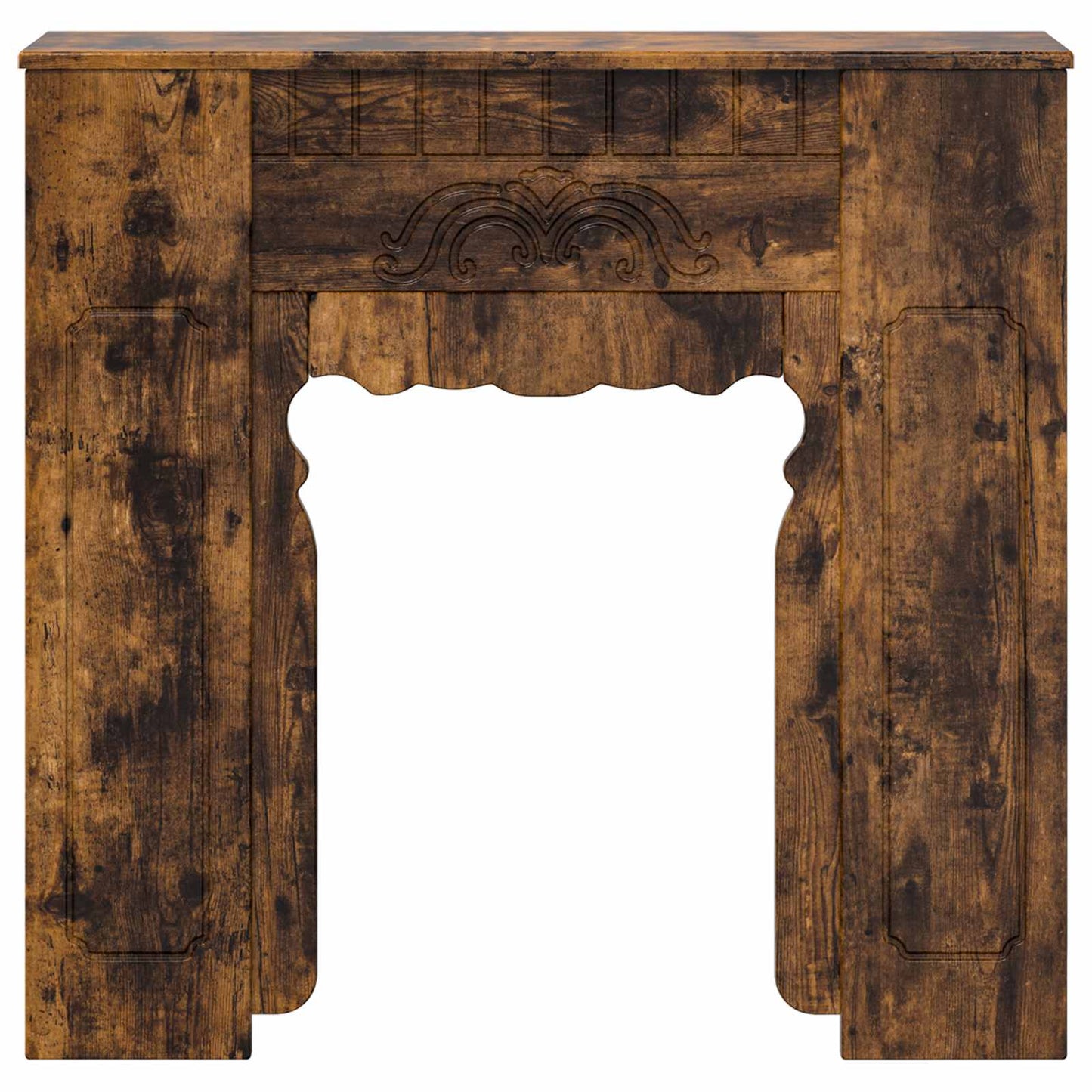 Haardomlijsting Gerookt eiken 93 x 20 x 89 cm Bewerkt hout is nu te koop bij PeponiXL, paradijselijk wonen!