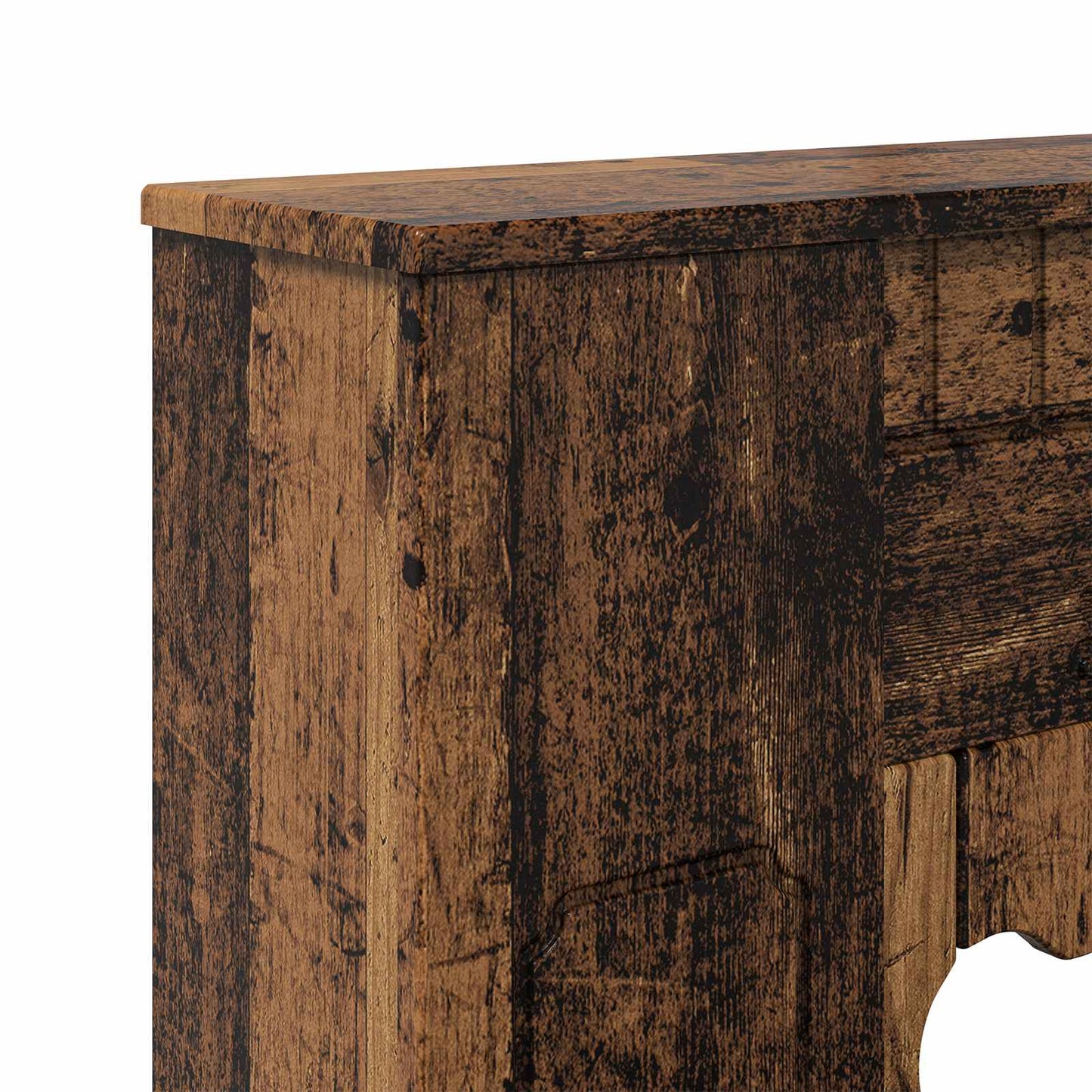 Haardomlijsting Oud hout 93 x 20 x 89 cm Bewerkt hout is nu te koop bij PeponiXL, paradijselijk wonen!