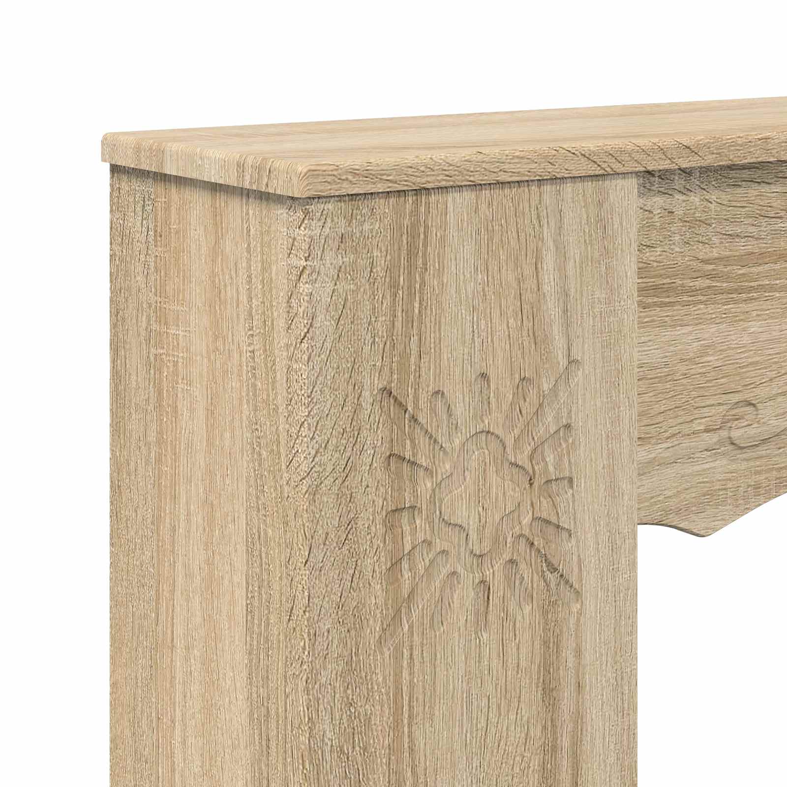 Haardomlijsting Sonoma 102 x 20 x 102 cm Bewerkt hout is nu te koop bij PeponiXL, paradijselijk wonen!