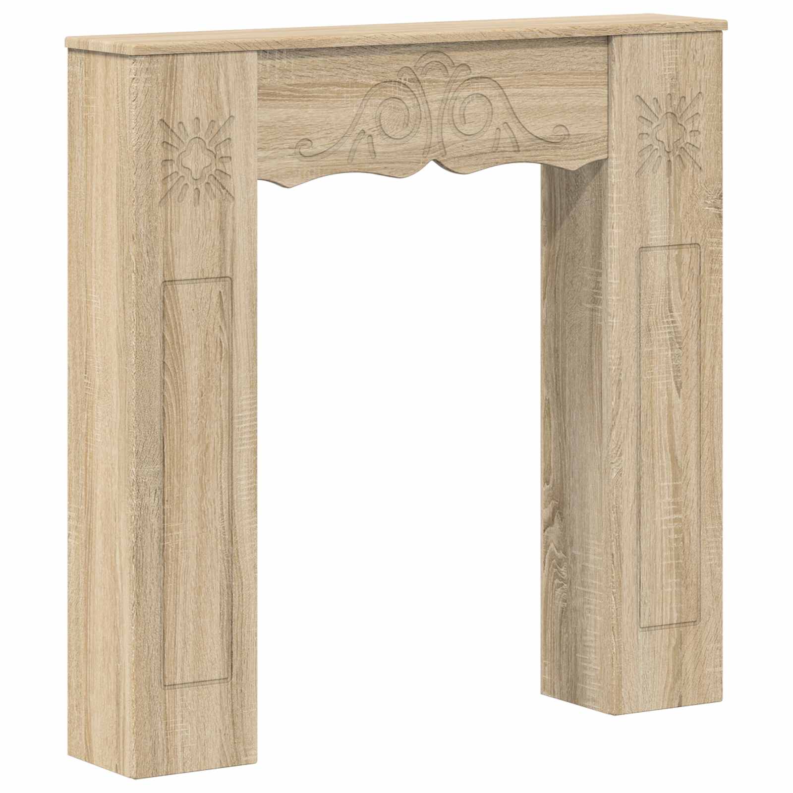 Haardomlijsting Sonoma 102 x 20 x 102 cm Bewerkt hout is nu te koop bij PeponiXL, paradijselijk wonen!