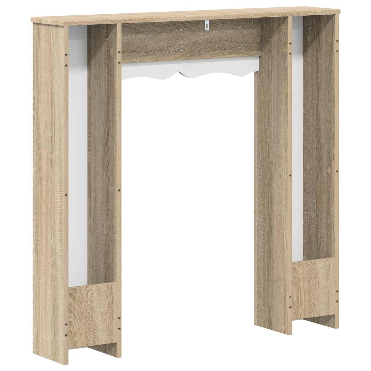 Haardomlijsting Sonoma 102 x 20 x 102 cm Bewerkt hout is nu te koop bij PeponiXL, paradijselijk wonen!