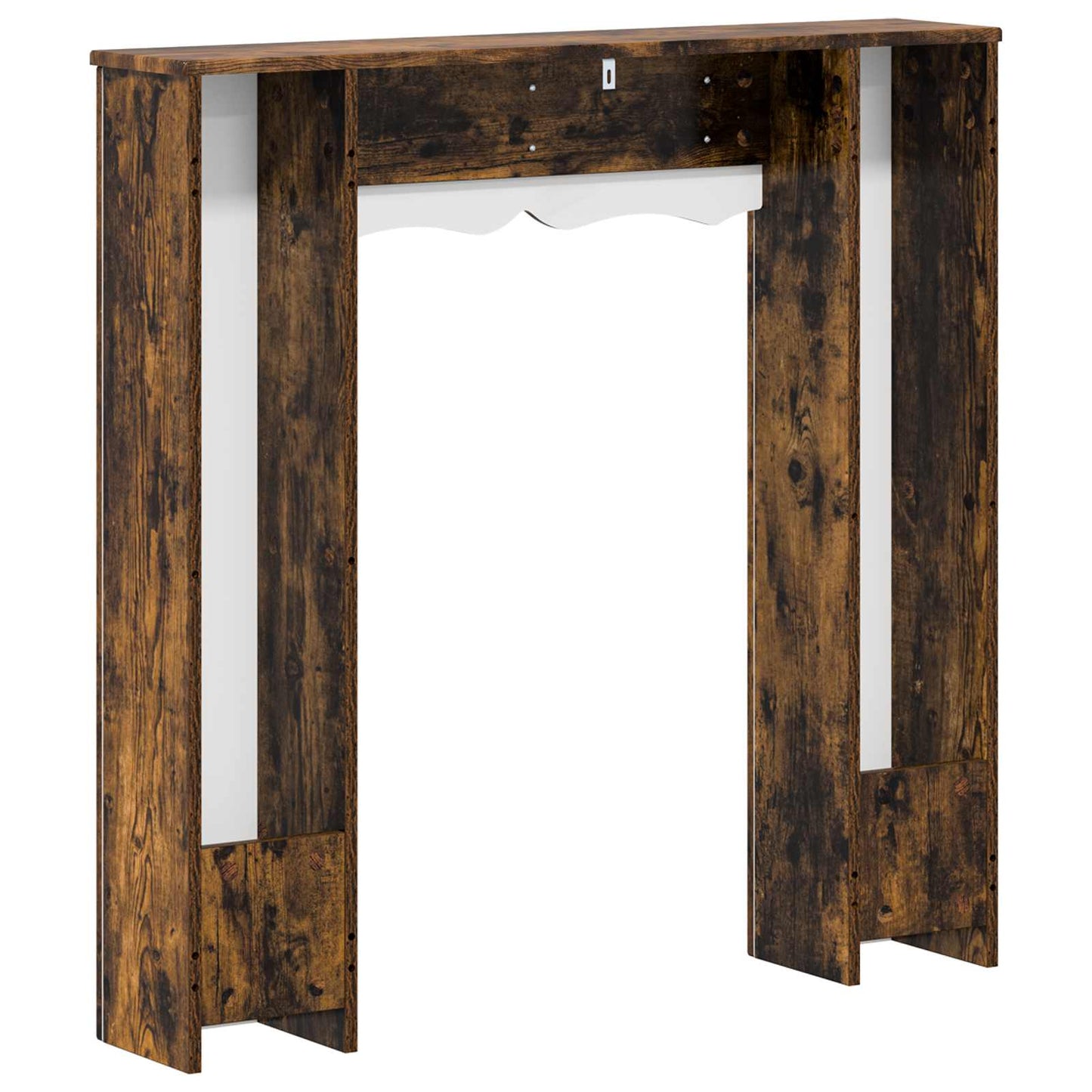 Haardomlijsting Gerookt eiken 102 x 20 x 102 cm Bewerkt hout is nu te koop bij PeponiXL, paradijselijk wonen!