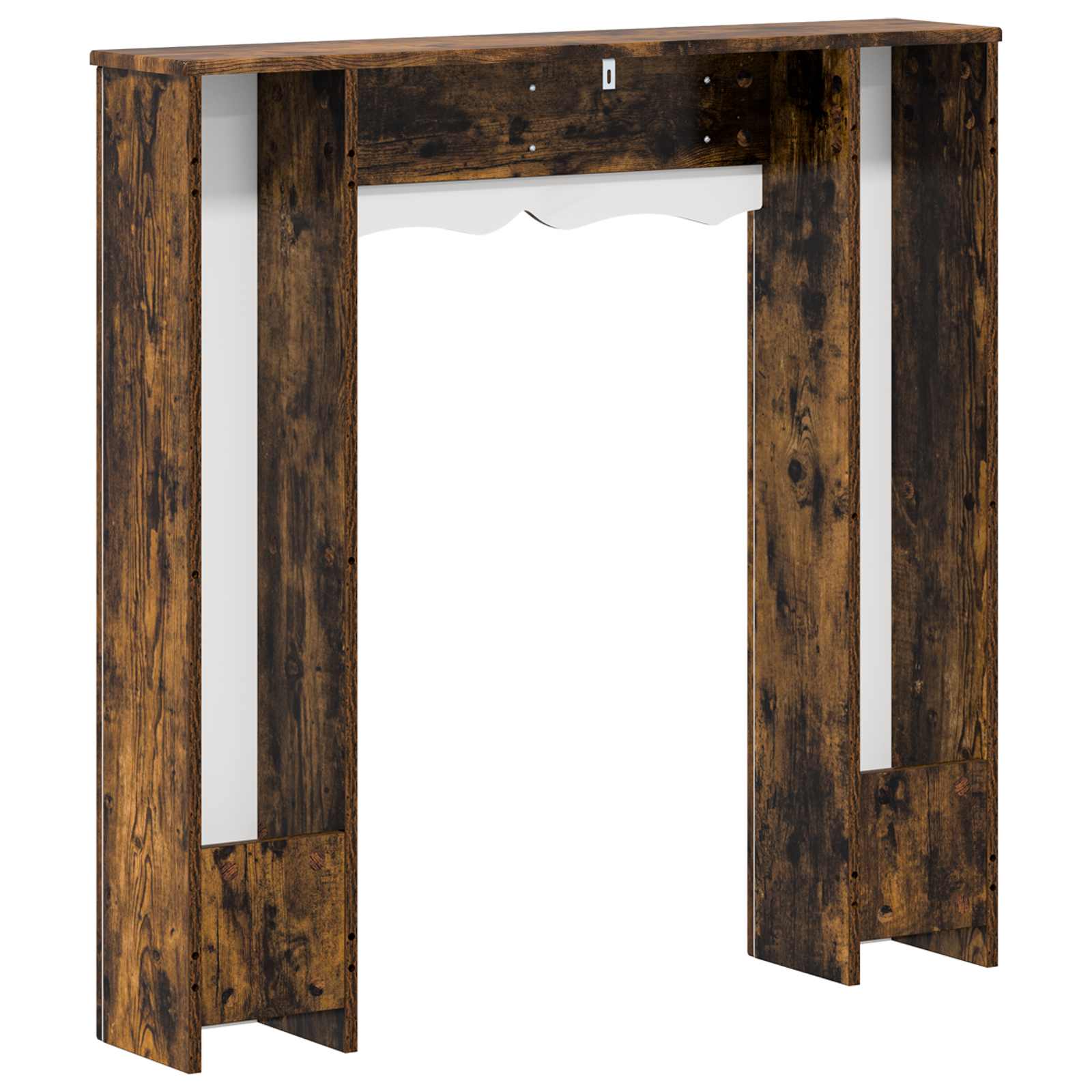 Haardomlijsting Gerookt eiken 102 x 20 x 102 cm Bewerkt hout is nu te koop bij PeponiXL, paradijselijk wonen!