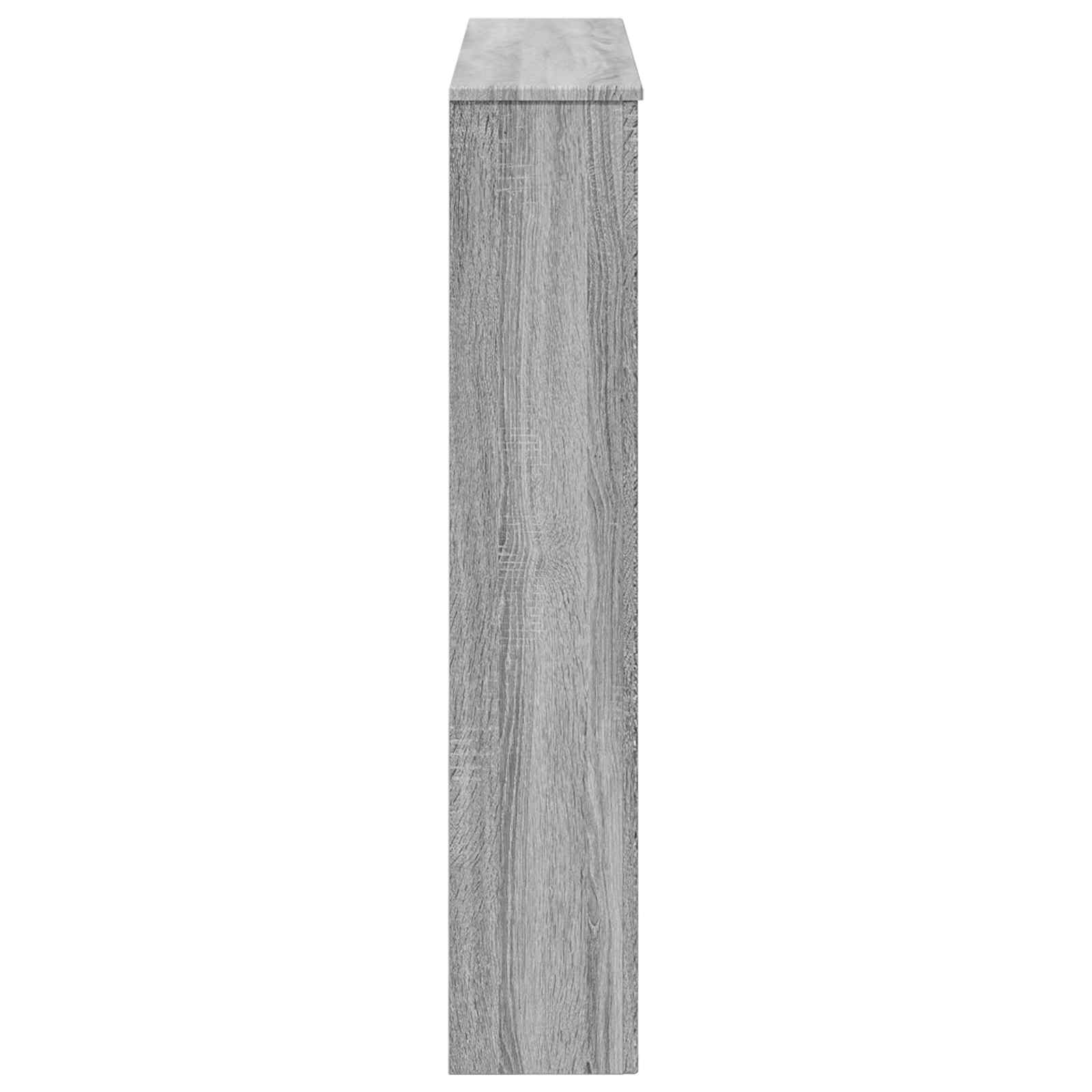 Haardomlijsting Grijs Sonoma 102 x 20 x 102 cm Bewerkt hout is nu te koop bij PeponiXL, paradijselijk wonen!