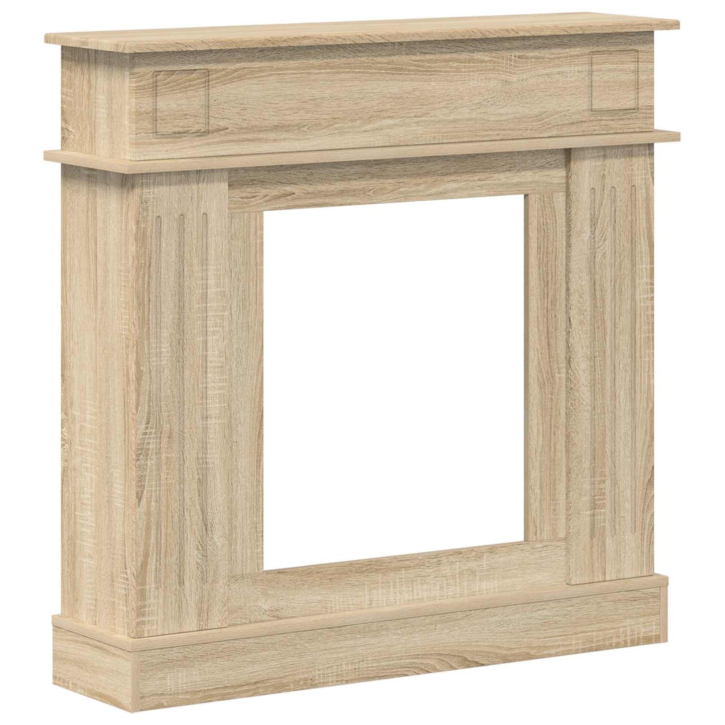 Haardomlijsting Sonoma 102 x 26 x 100 cm Bewerkt hout is nu te koop bij PeponiXL, paradijselijk wonen!