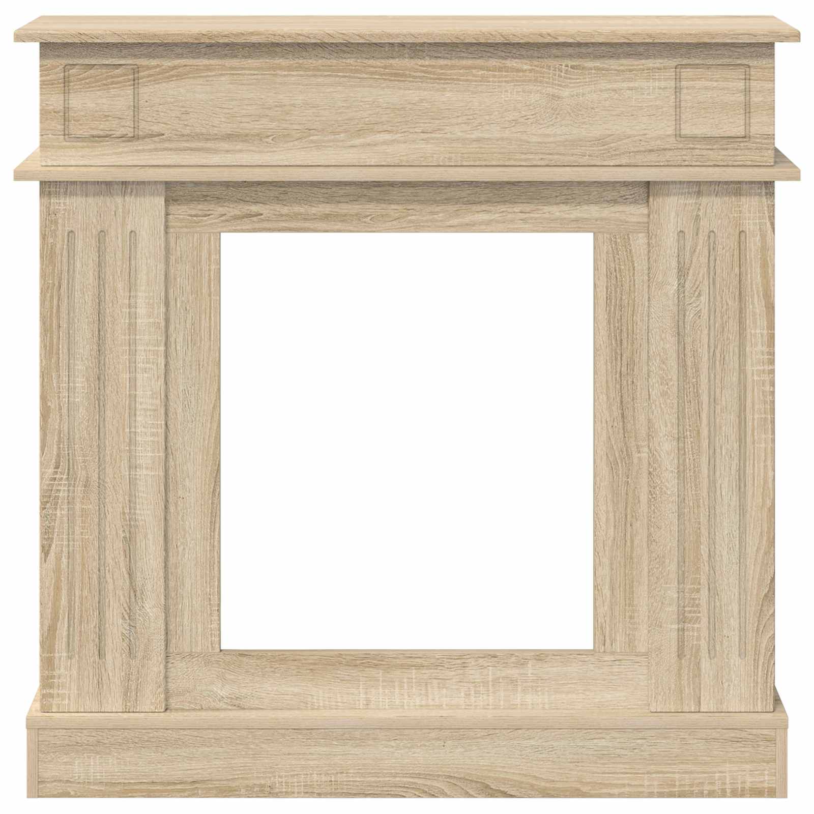 Haardomlijsting Sonoma 102 x 26 x 100 cm Bewerkt hout is nu te koop bij PeponiXL, paradijselijk wonen!
